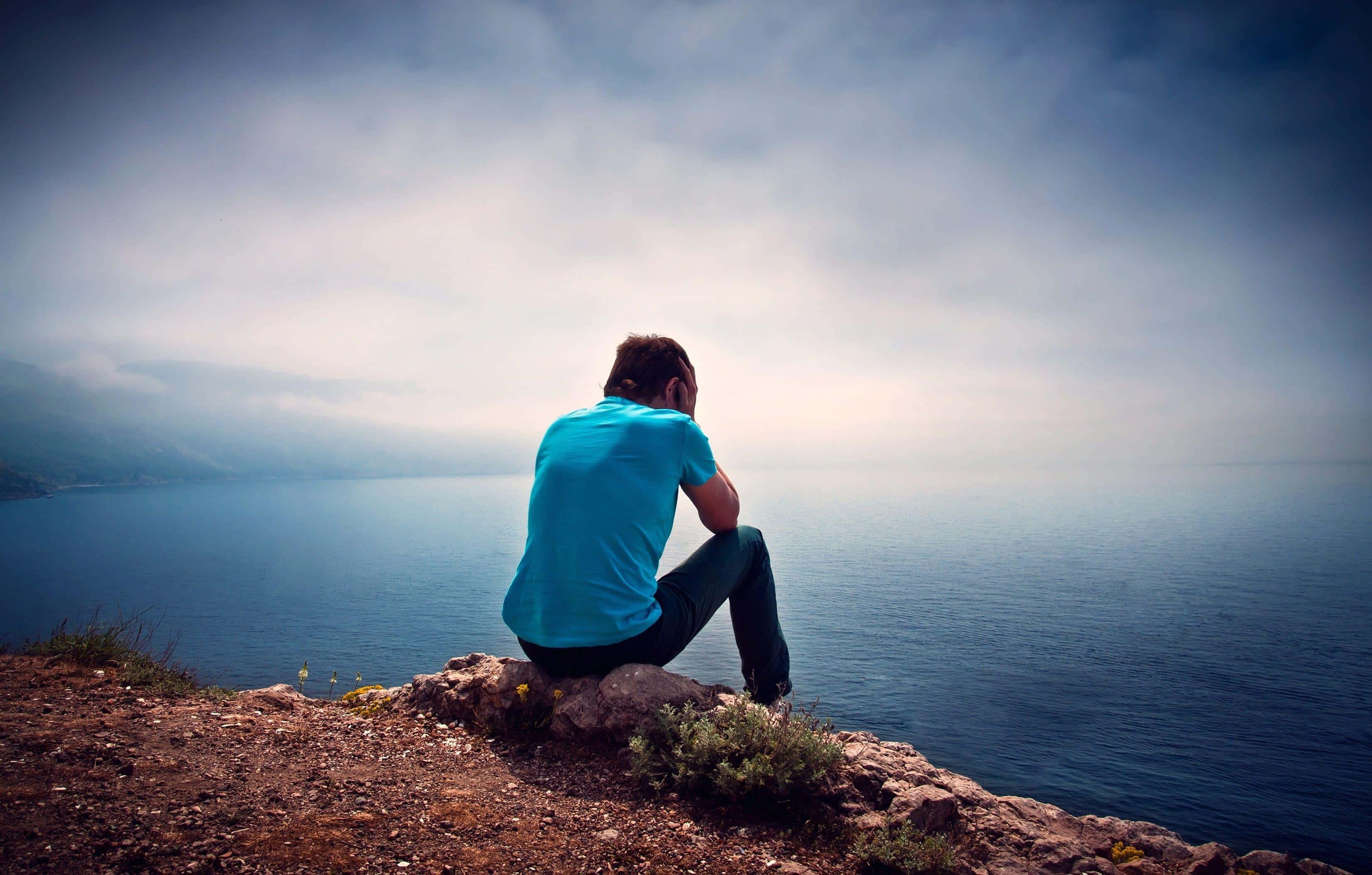 Solitude in Serenity - An Alone Boy Image — 3300x2104 wallpaper
