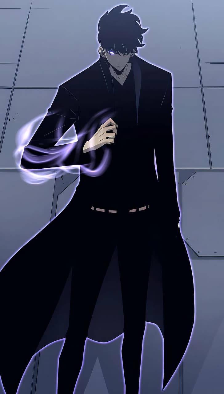 Solo Leveling Jin-Woo Coat — 728x1280 wallpaper