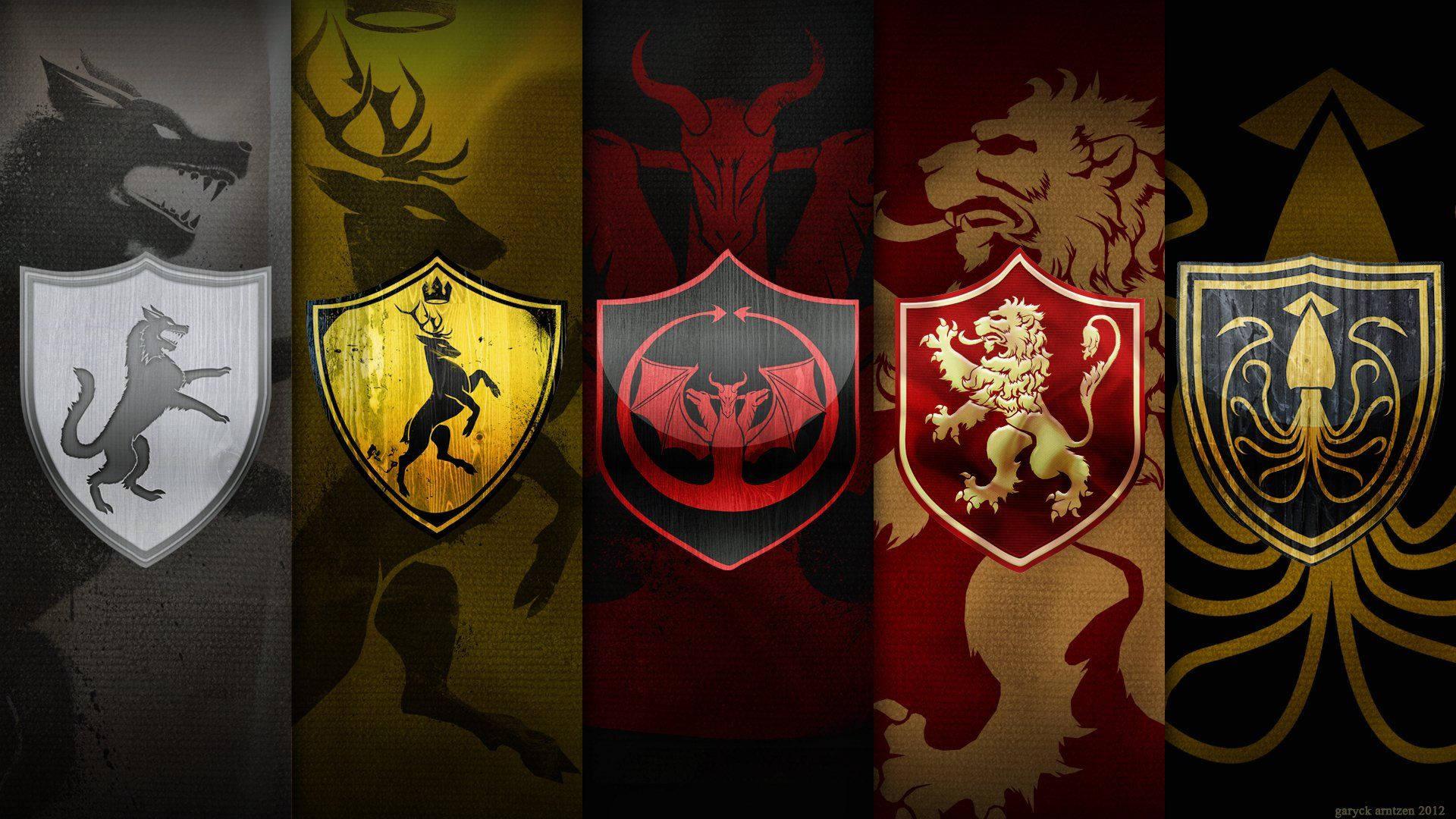 Some of the Great Houses of Westeros — 1920x1080 wallpaper
