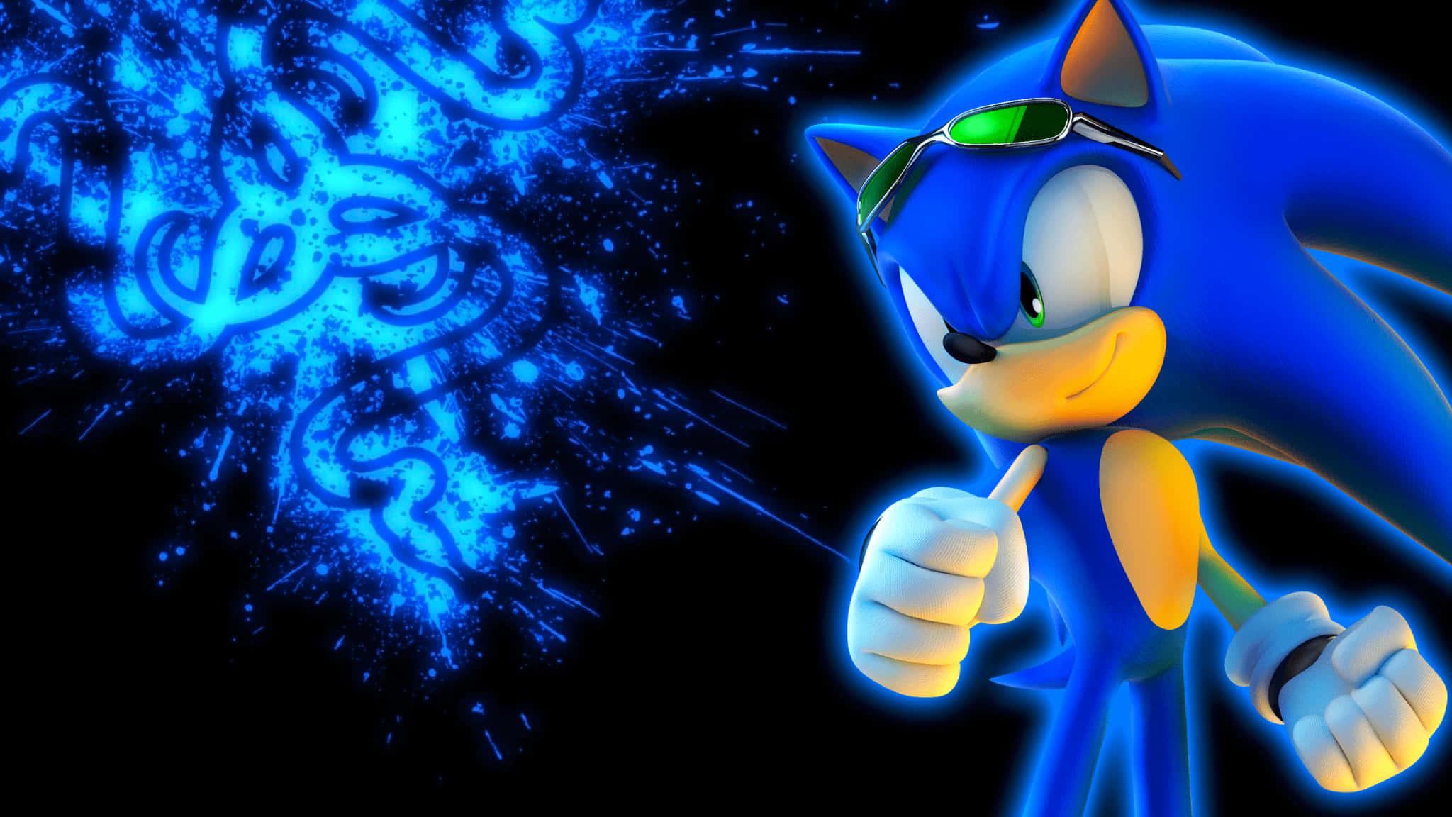 Sonic background — 2048x1152 wallpaper