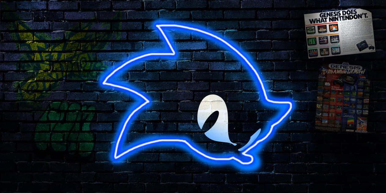 Sonic background — 1264x632 wallpaper
