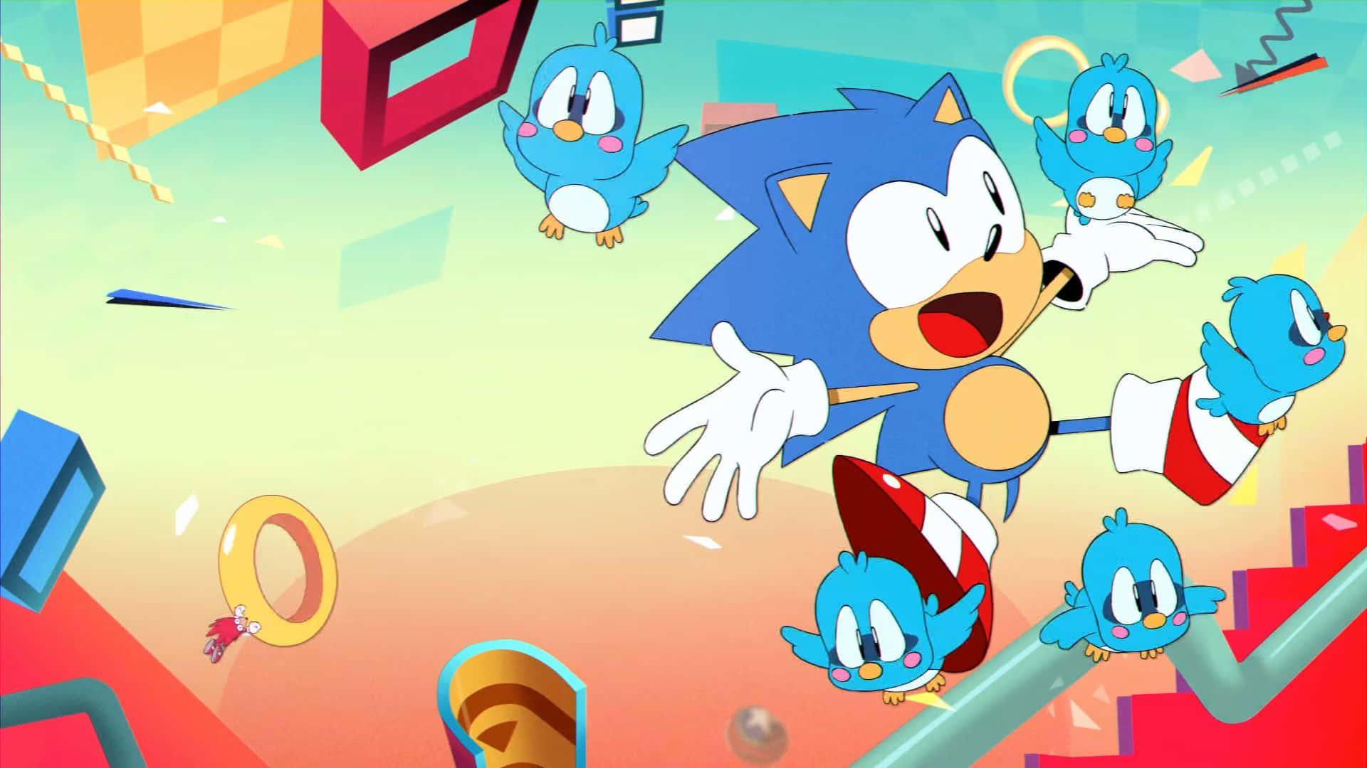 Sonic background — 1920x1080 wallpaper