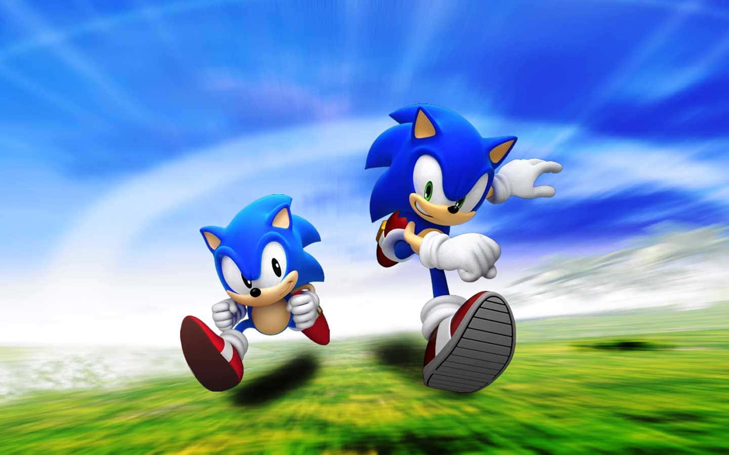 Sonic background — 1440x900 wallpaper