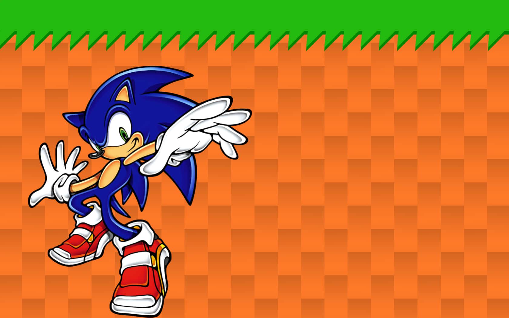 Sonic background — 1680x1050 wallpaper