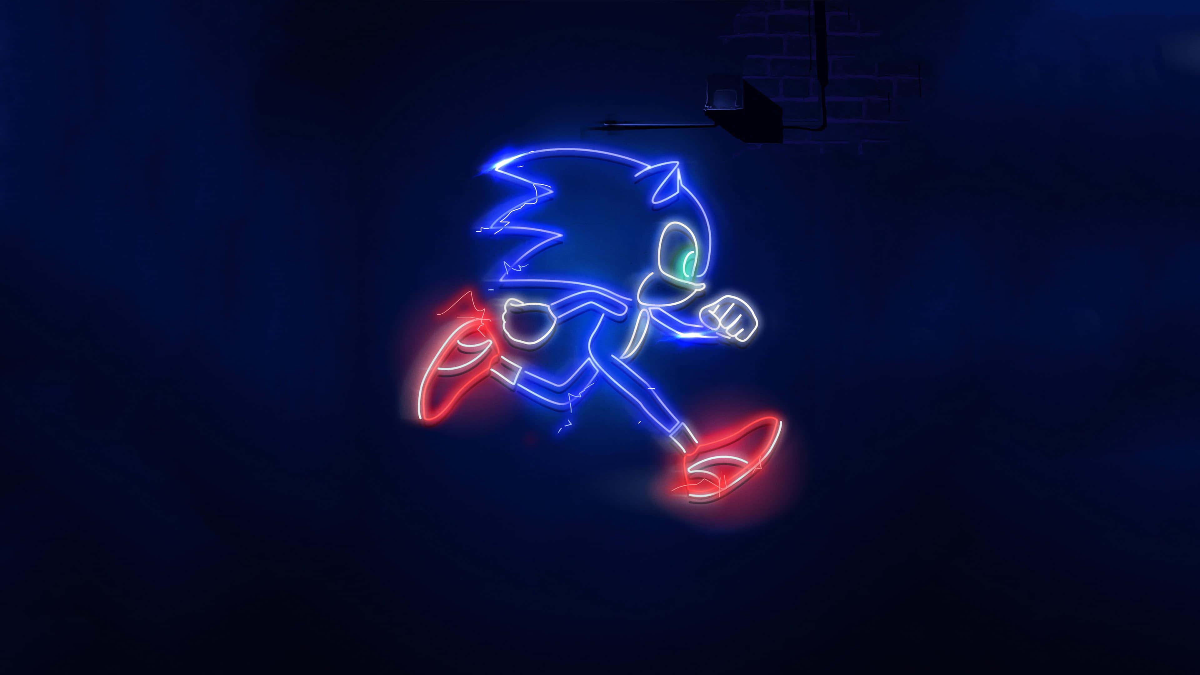 Sonic background — 3840x2160 wallpaper