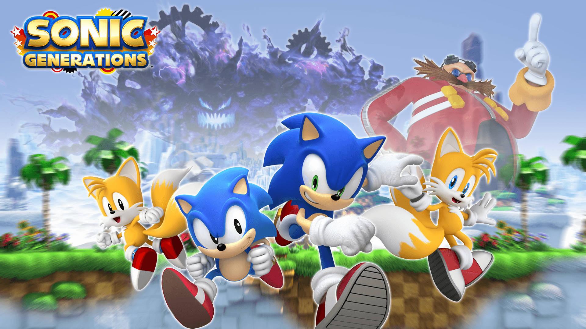 Sonic Runs Through Seaside Hill — 1920x1080 wallpaper