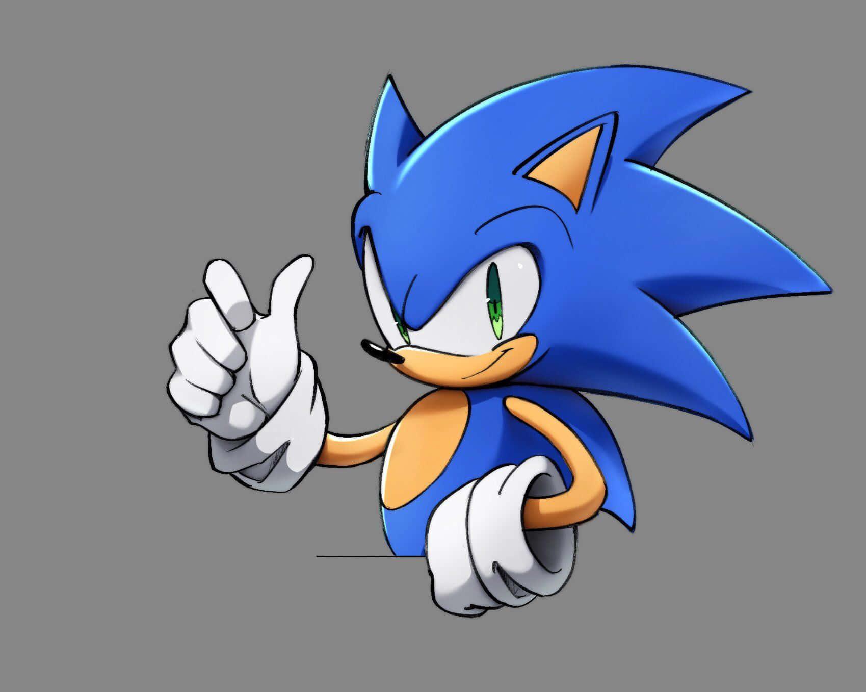 Sonic The Hedgehog - Fast As The Speed Of Sound — 1699x1357 wallpaper