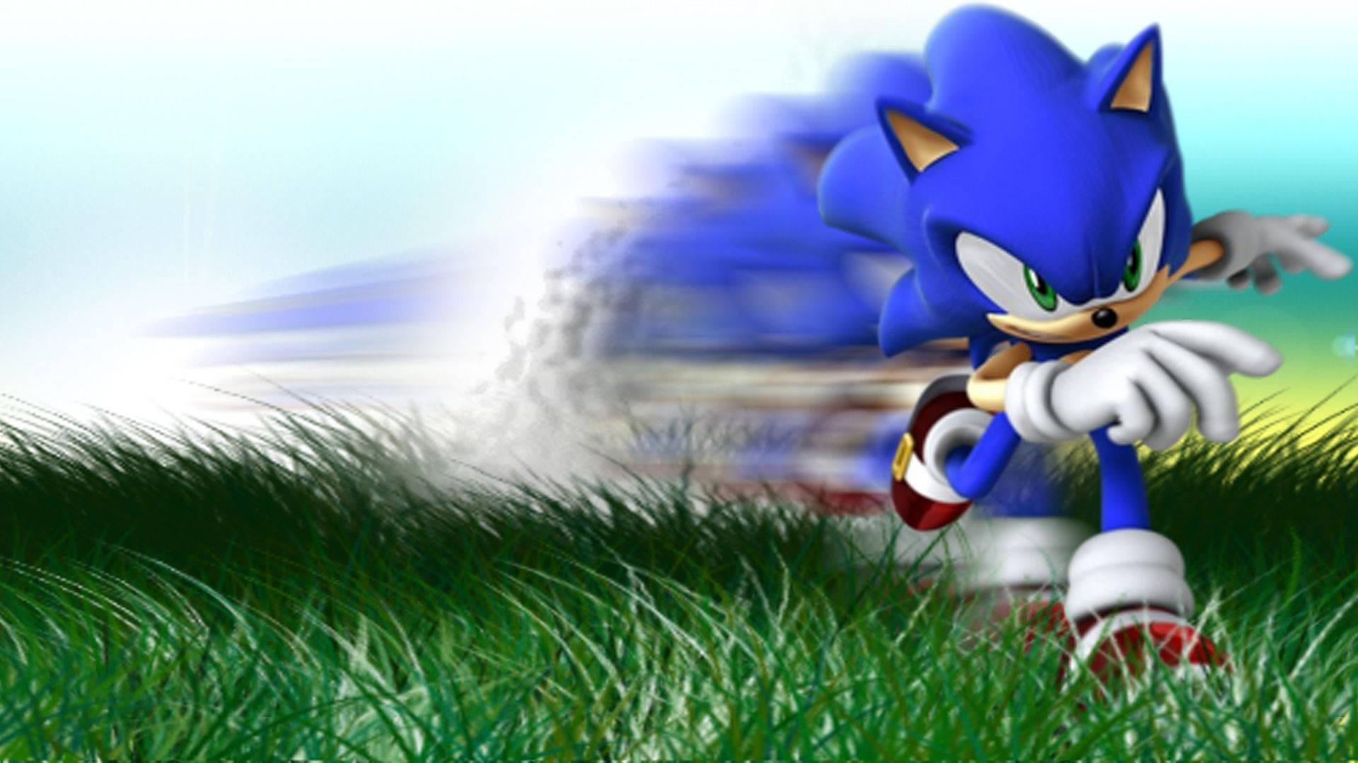 Sonic the Hedgehog is ready for action — 1920x1080 wallpaper