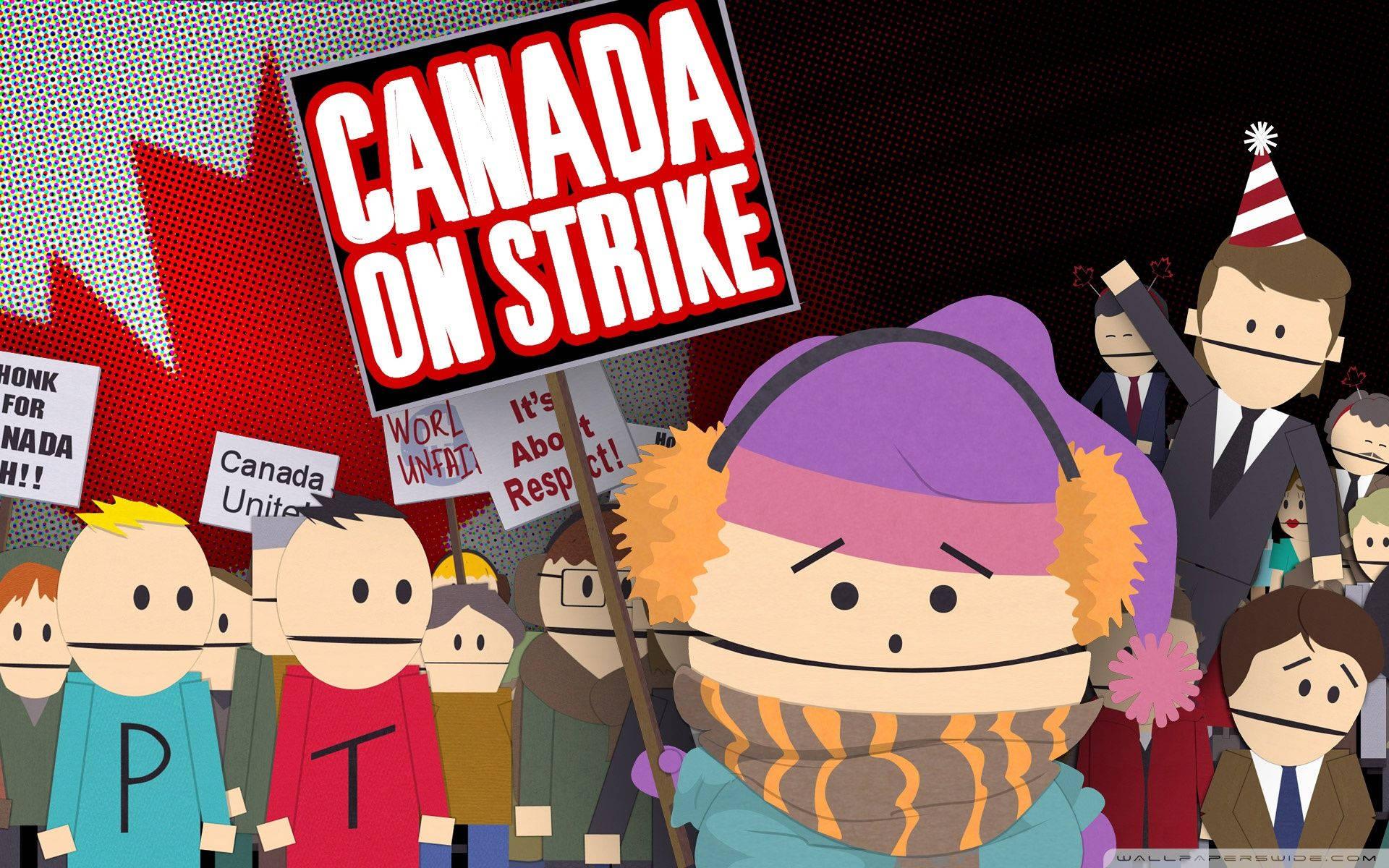 South Park Canada On Strike — 1920x1200 wallpaper
