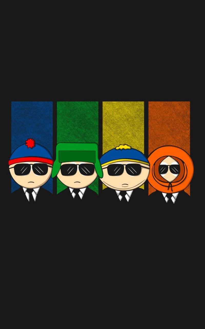 South Park Characters Like A Boss — 800x1280 wallpaper