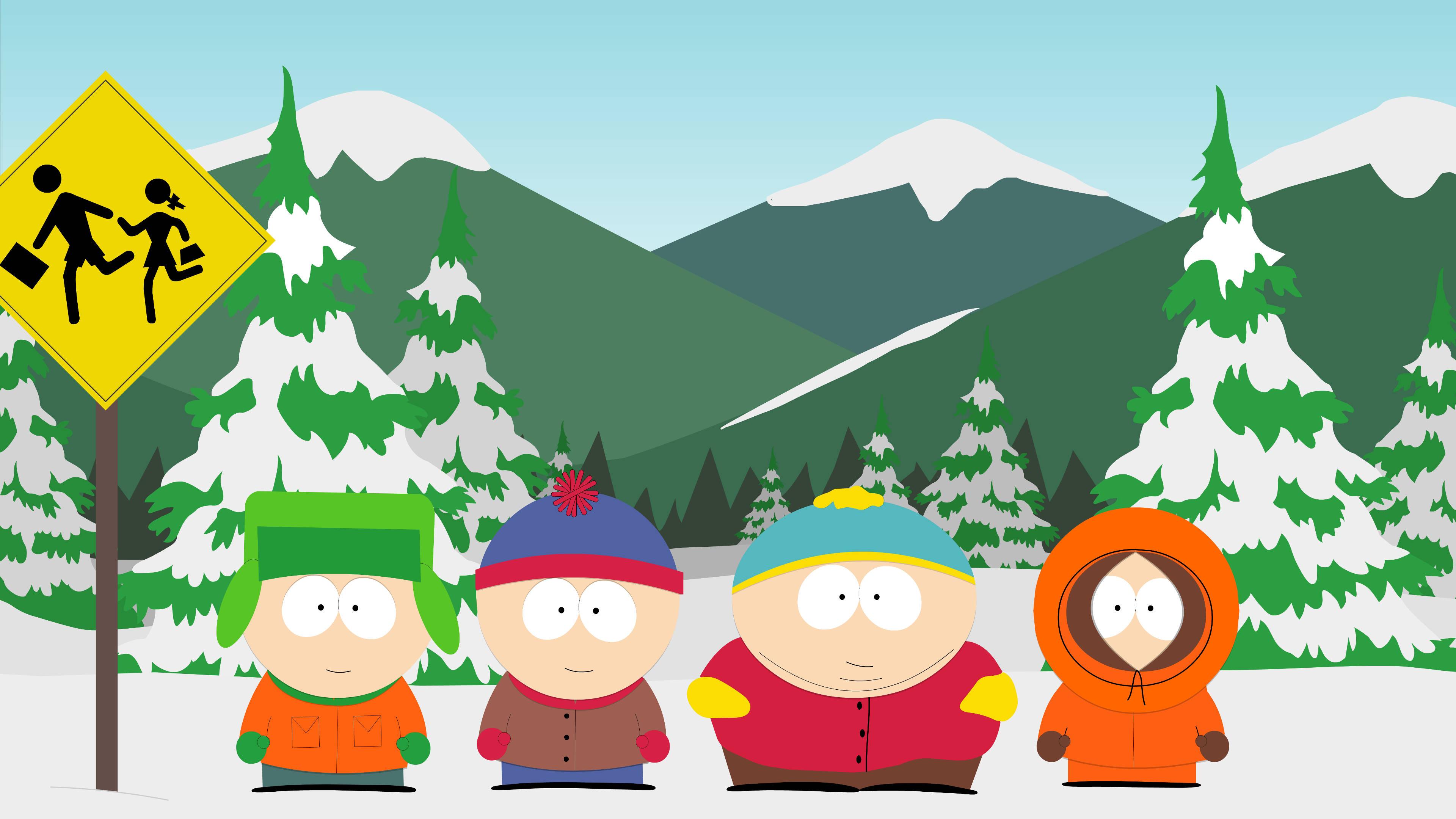 South Park Winter Season — 3840x2160 wallpaper