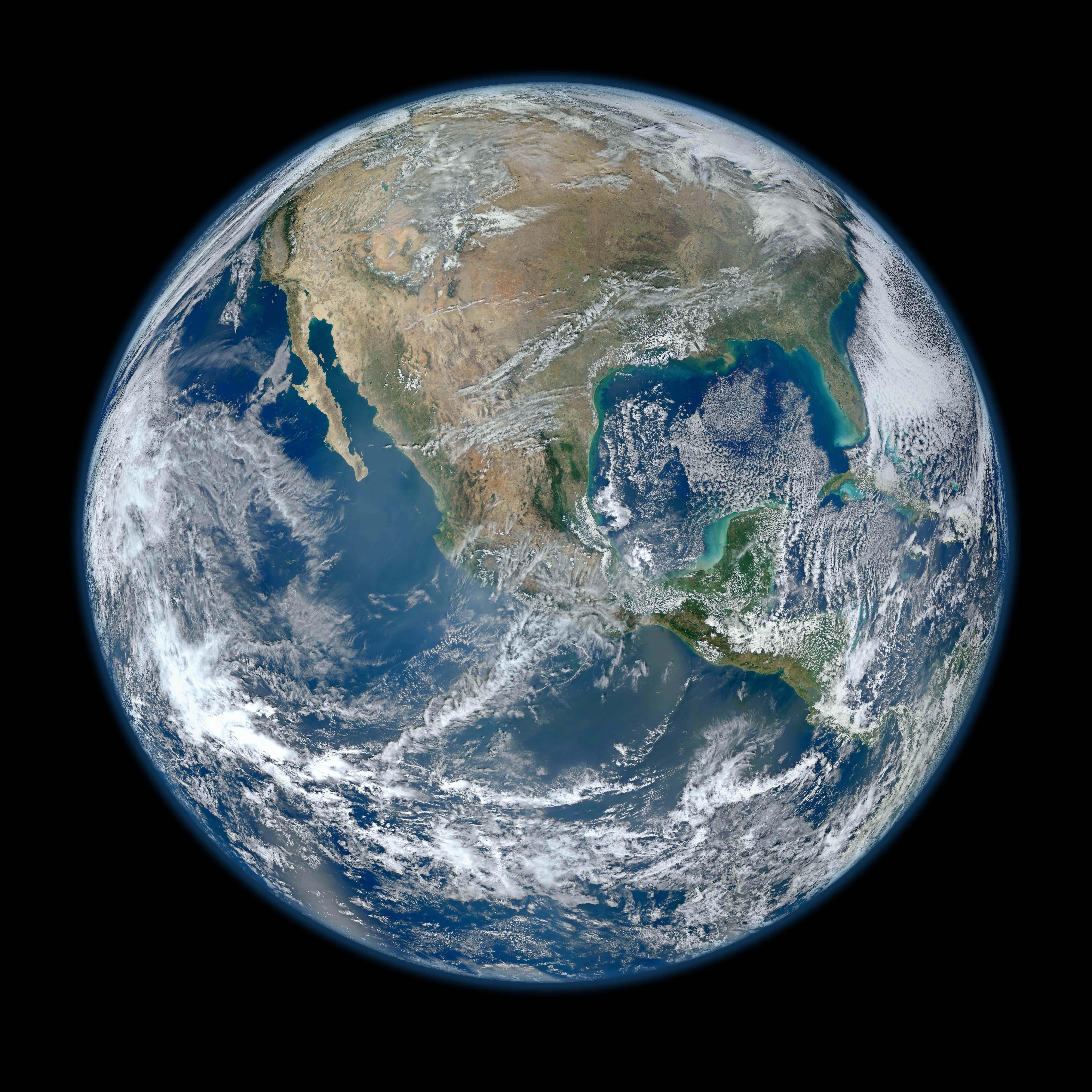 Space Blue Marble Earth Background — 8000x8000 wallpaper