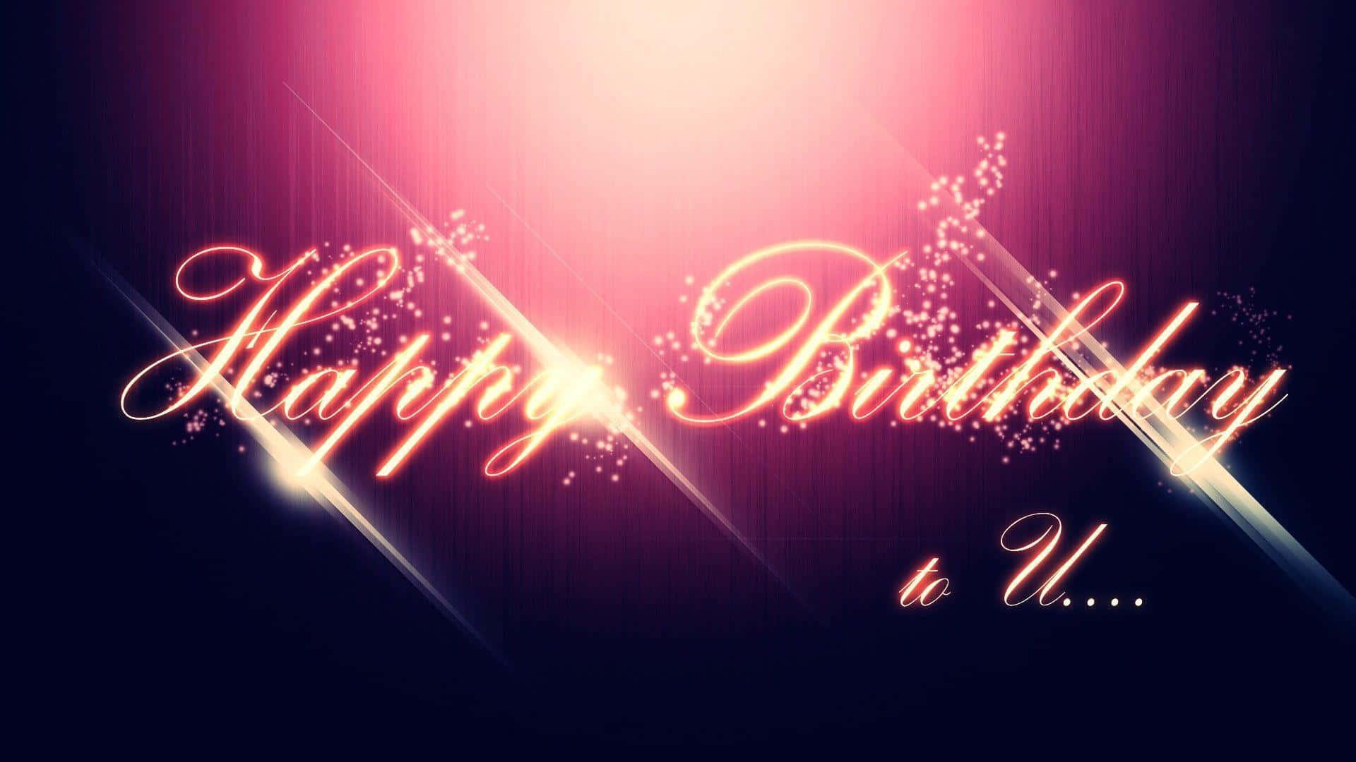 Sparkling Happy Birthday To You Picture — 1920x1080 wallpaper