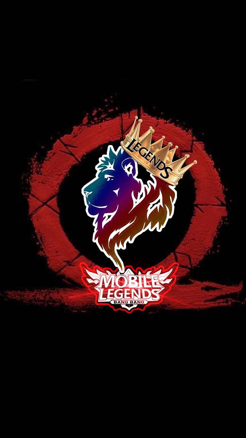 Special Mobile Legends Logo With Lion — 800x1422 wallpaper