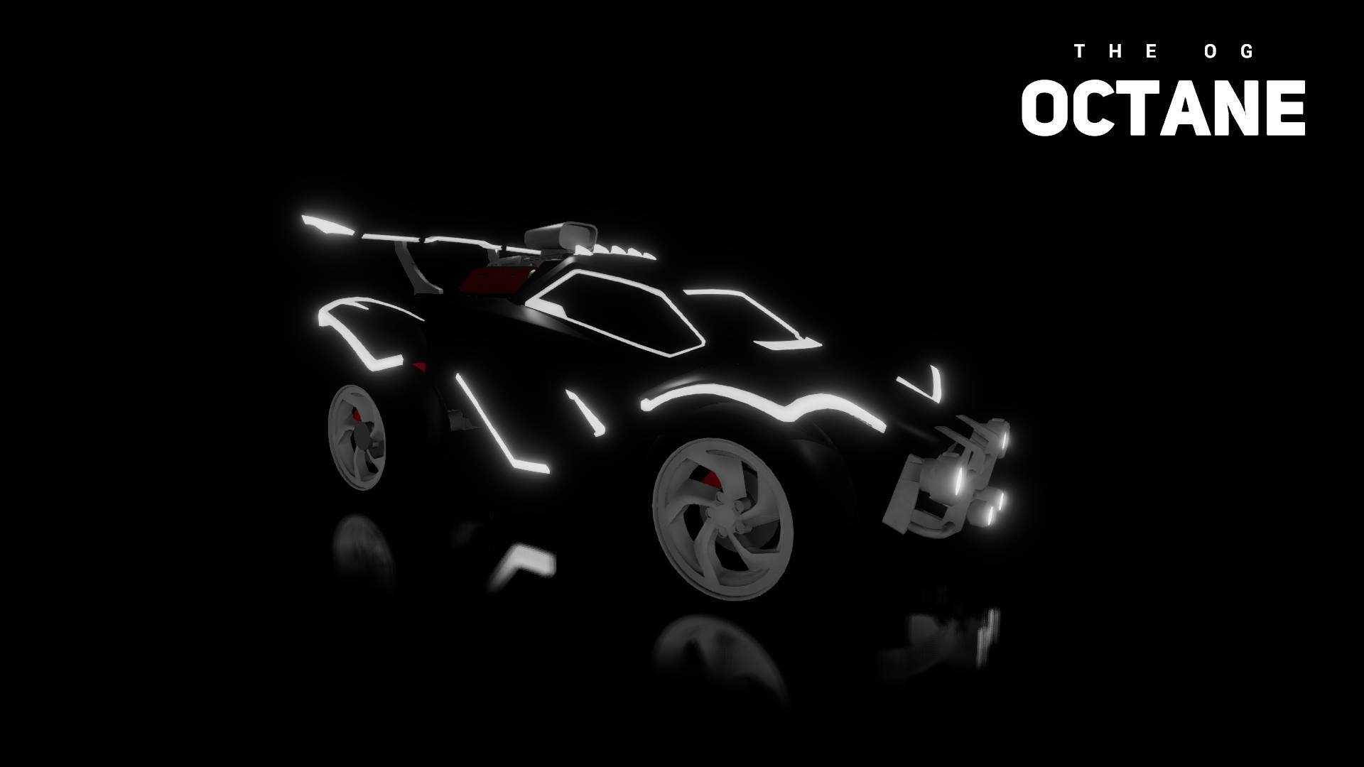 Speed down the pitch in the sleek, black Tron-inspired power car! — 1920x1080 wallpaper