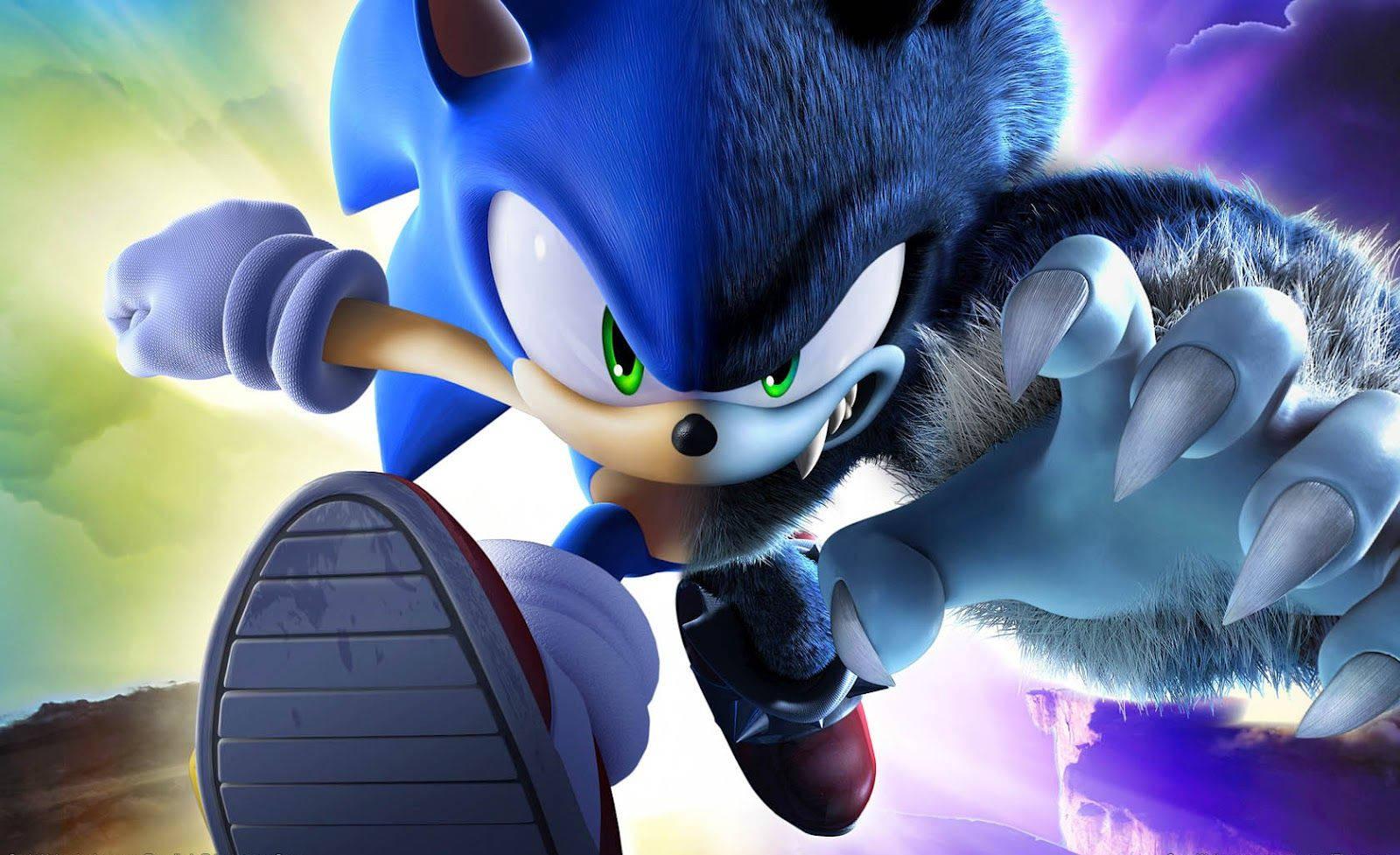 Speed it up with Sonic the Werehog — 1600x977 wallpaper