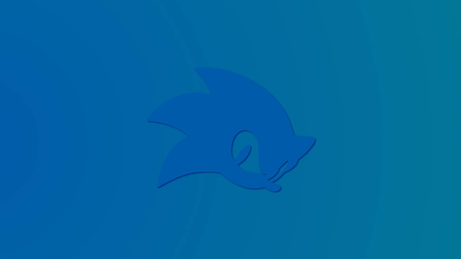 Speed Up Your Life with Blue Sonic. — 1600x900 wallpaper