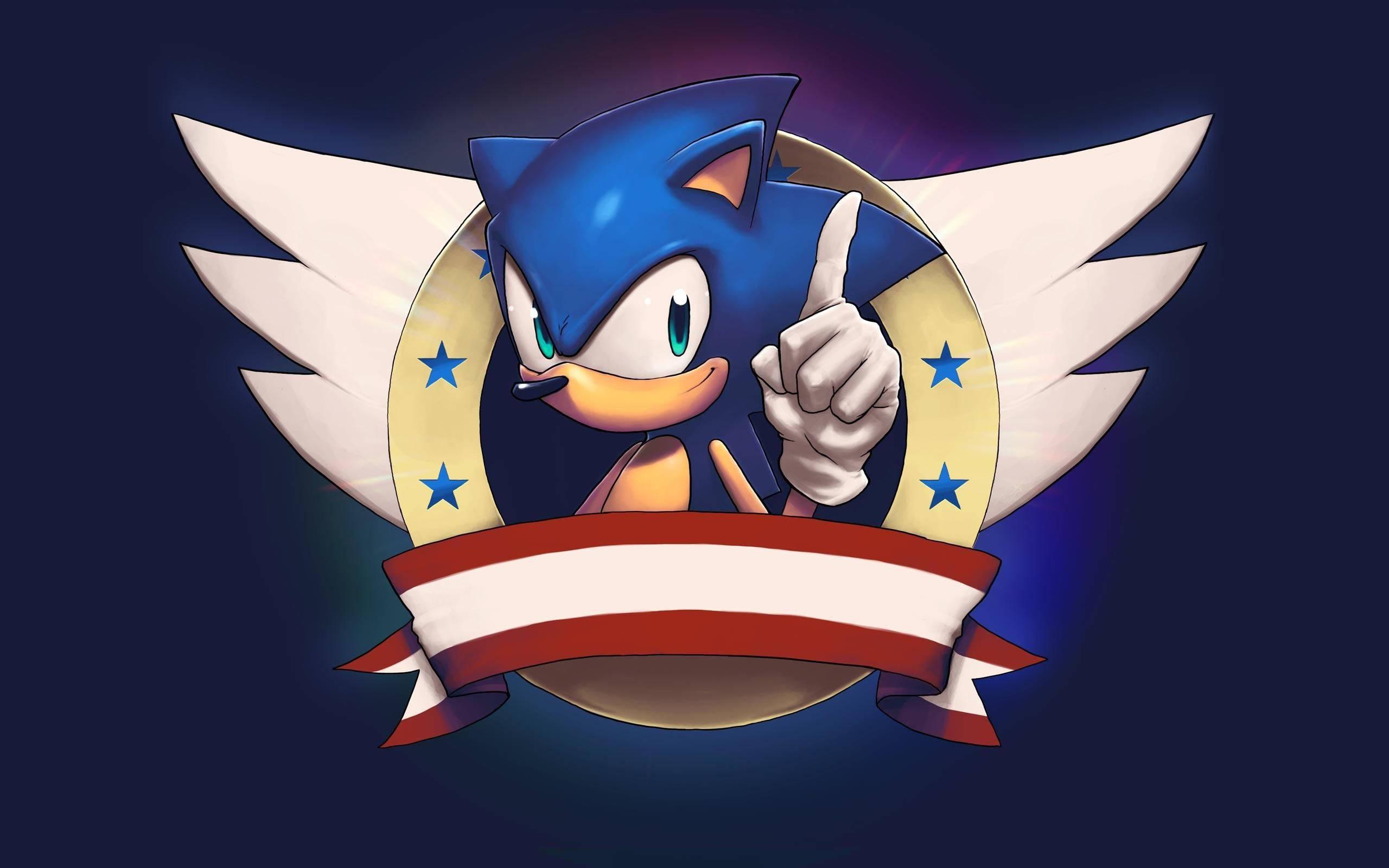 'Speed with style - Sonic, the fastest hedgehog around. — 2560x1600 wallpaper