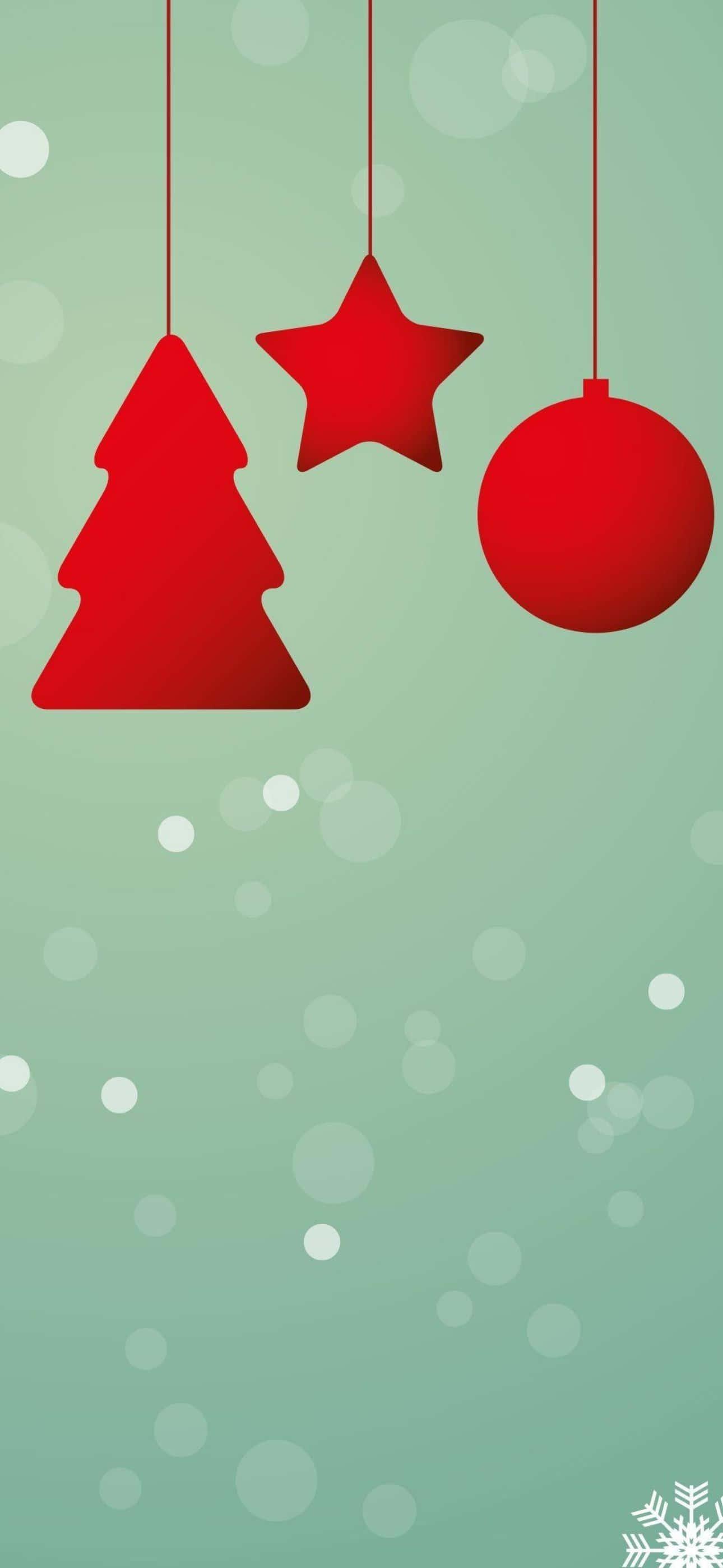 Spice up your iPhone this holiday season with this festive Christmas background. — 1290x2796 wallpaper
