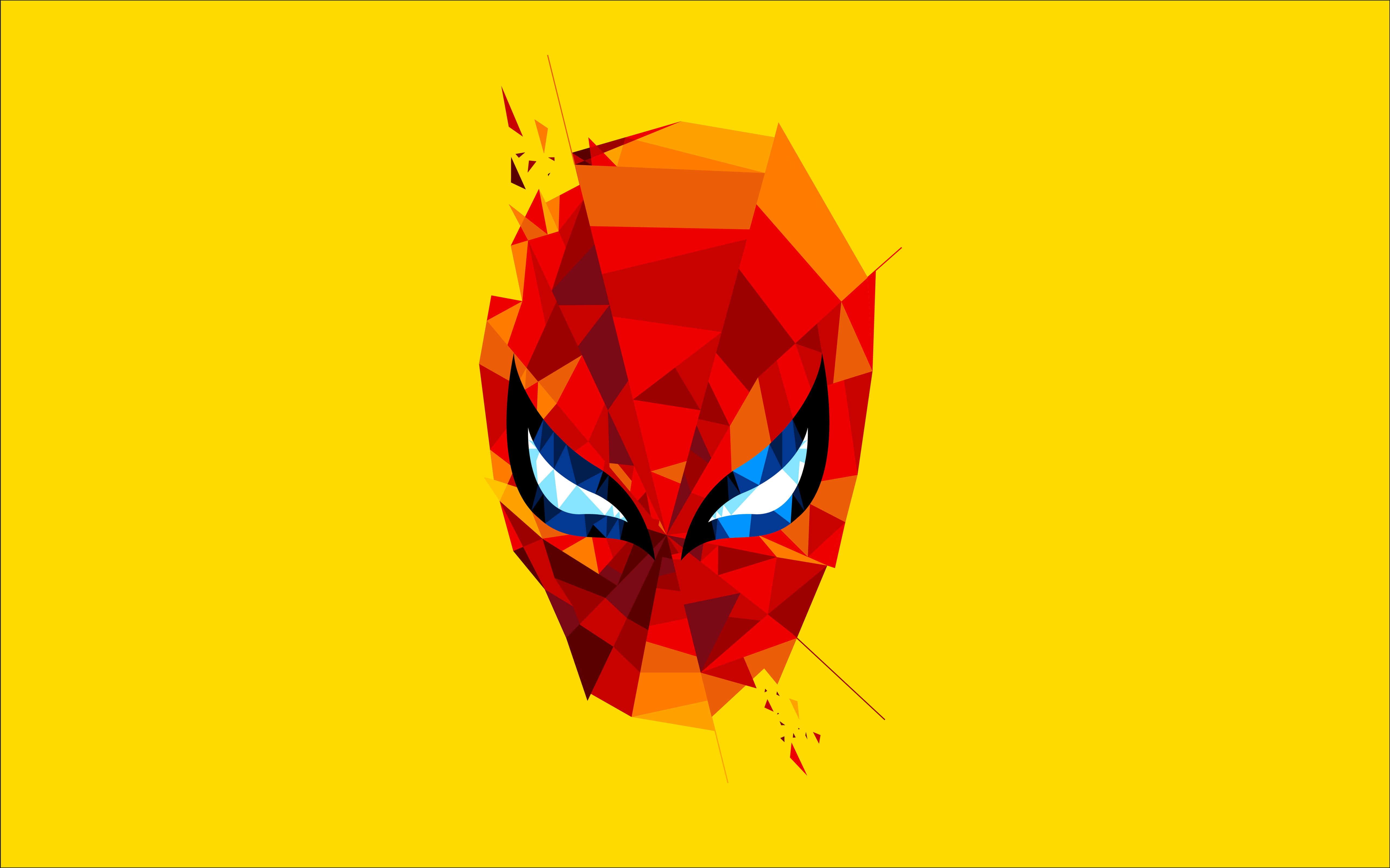 Spider Man Aesthetic Gem Mask — 5121x3200 wallpaper