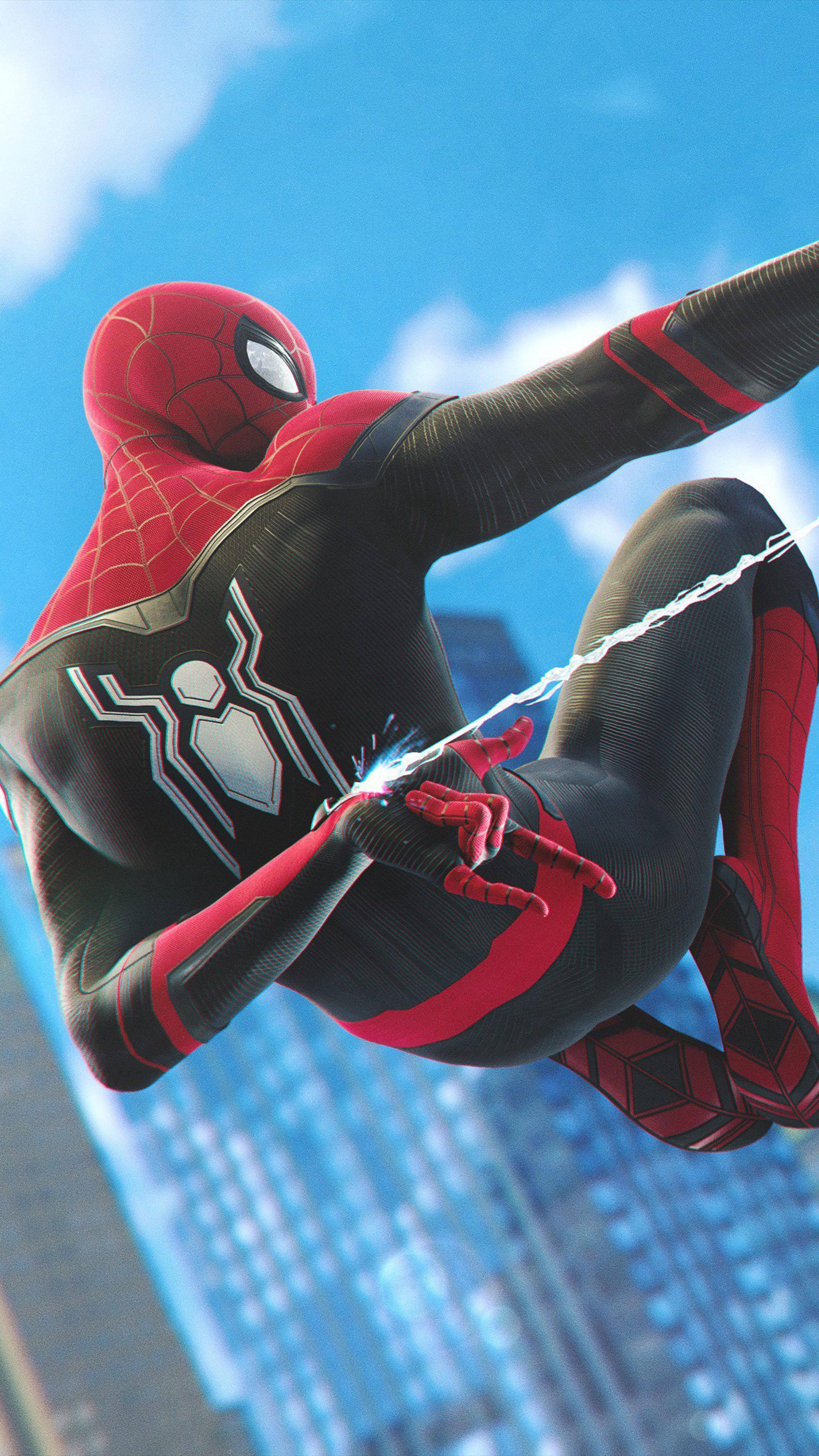 Spider Man Back Mobile — 2160x3840 wallpaper