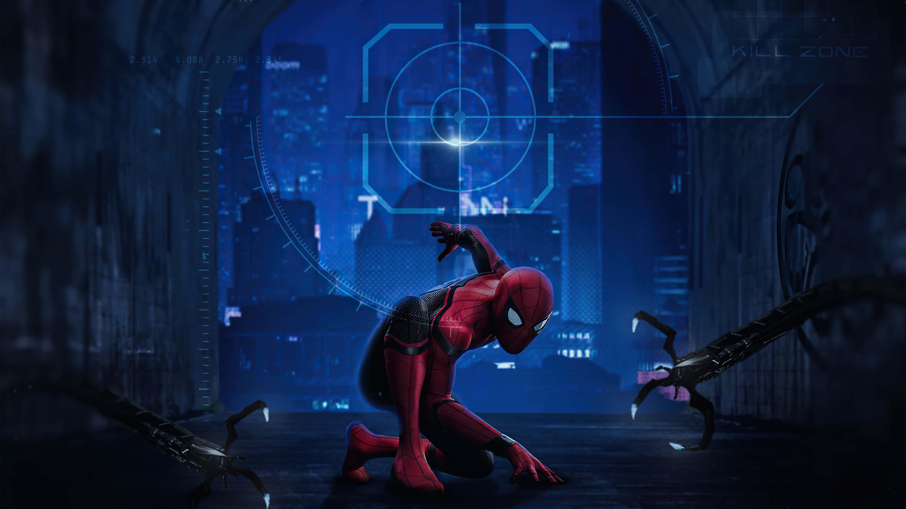 Spider Man background — 3840x2160 wallpaper
