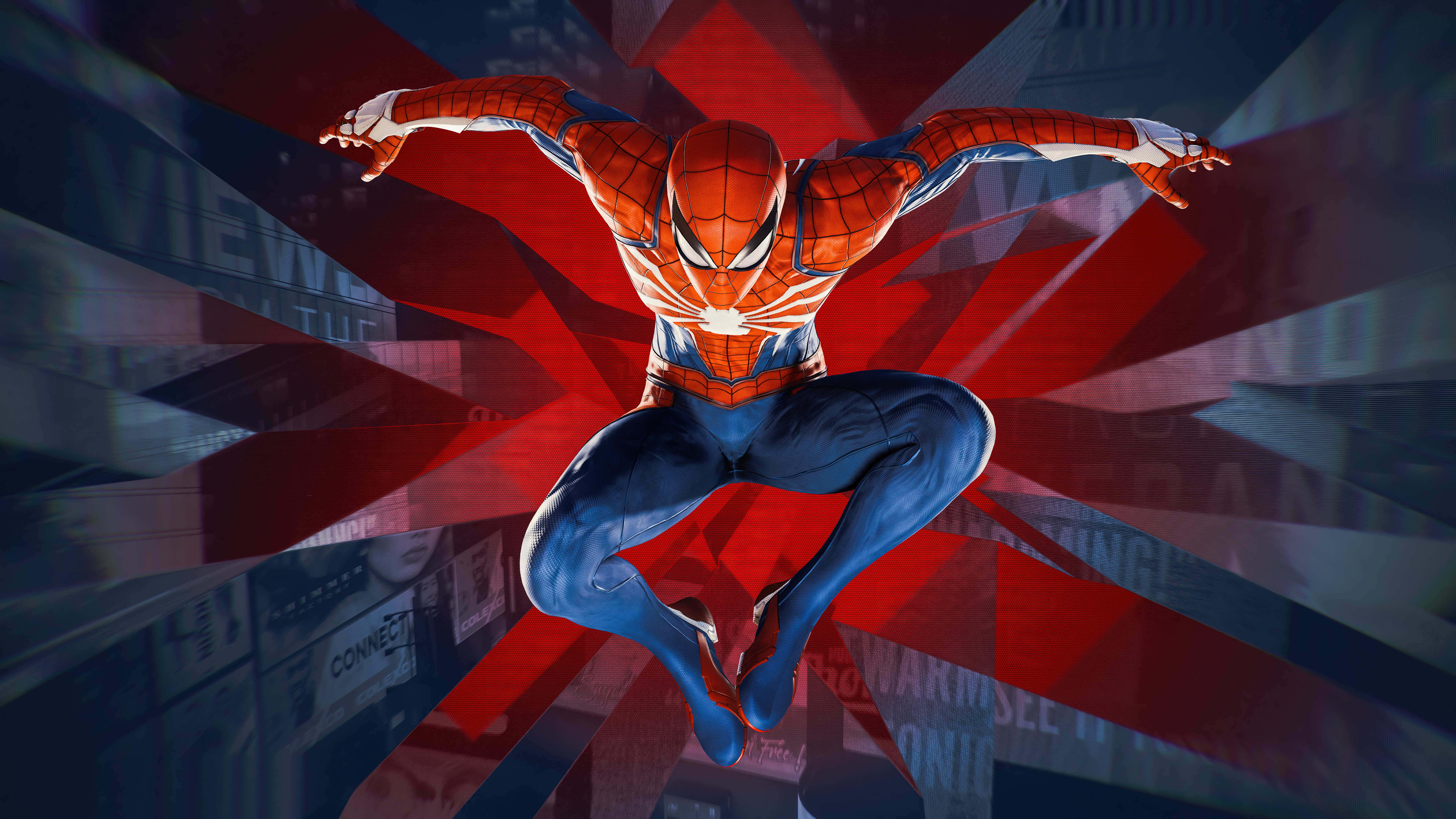 Spider Man background — 7680x4320 wallpaper