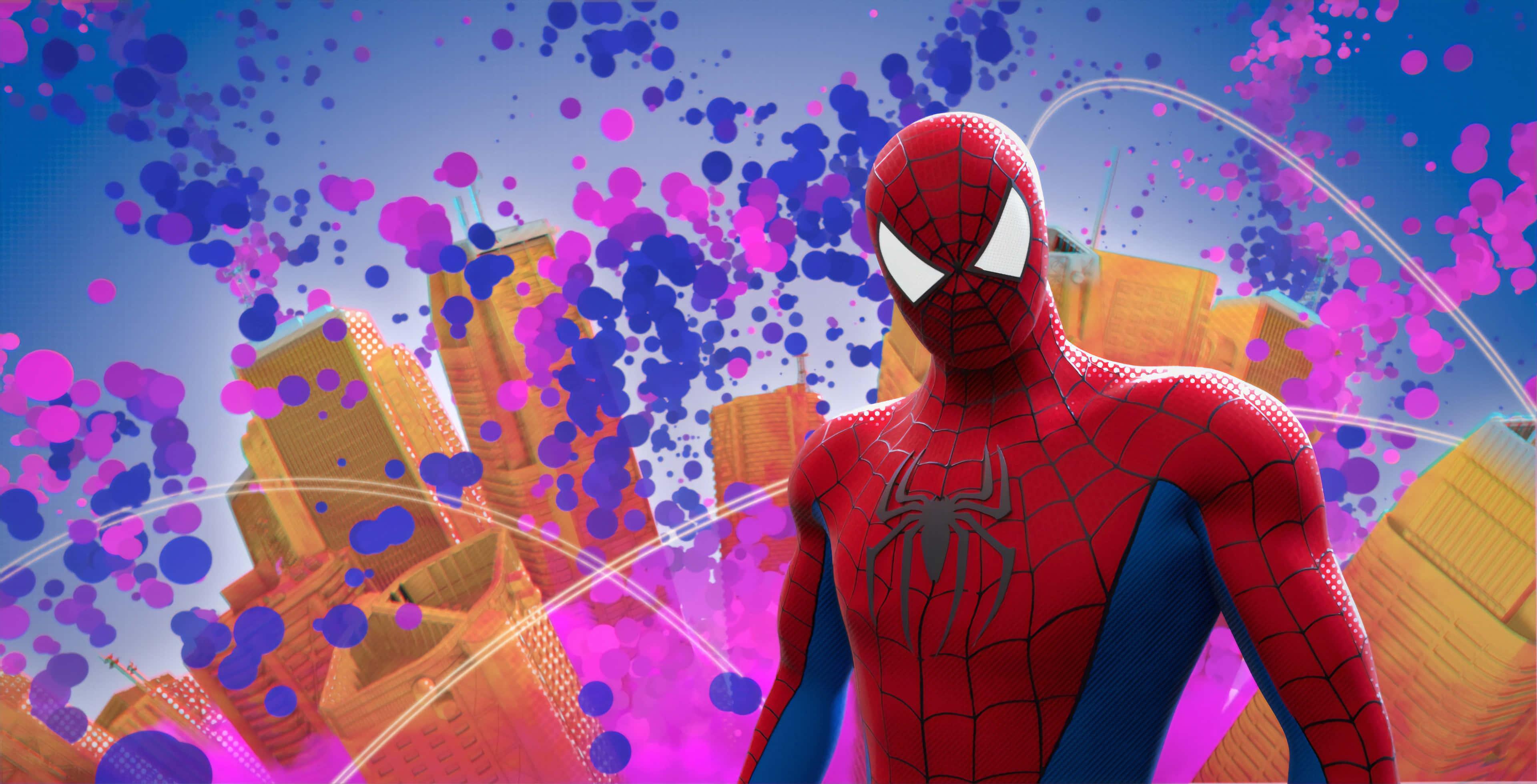 Spider Man background — 3840x1960 wallpaper