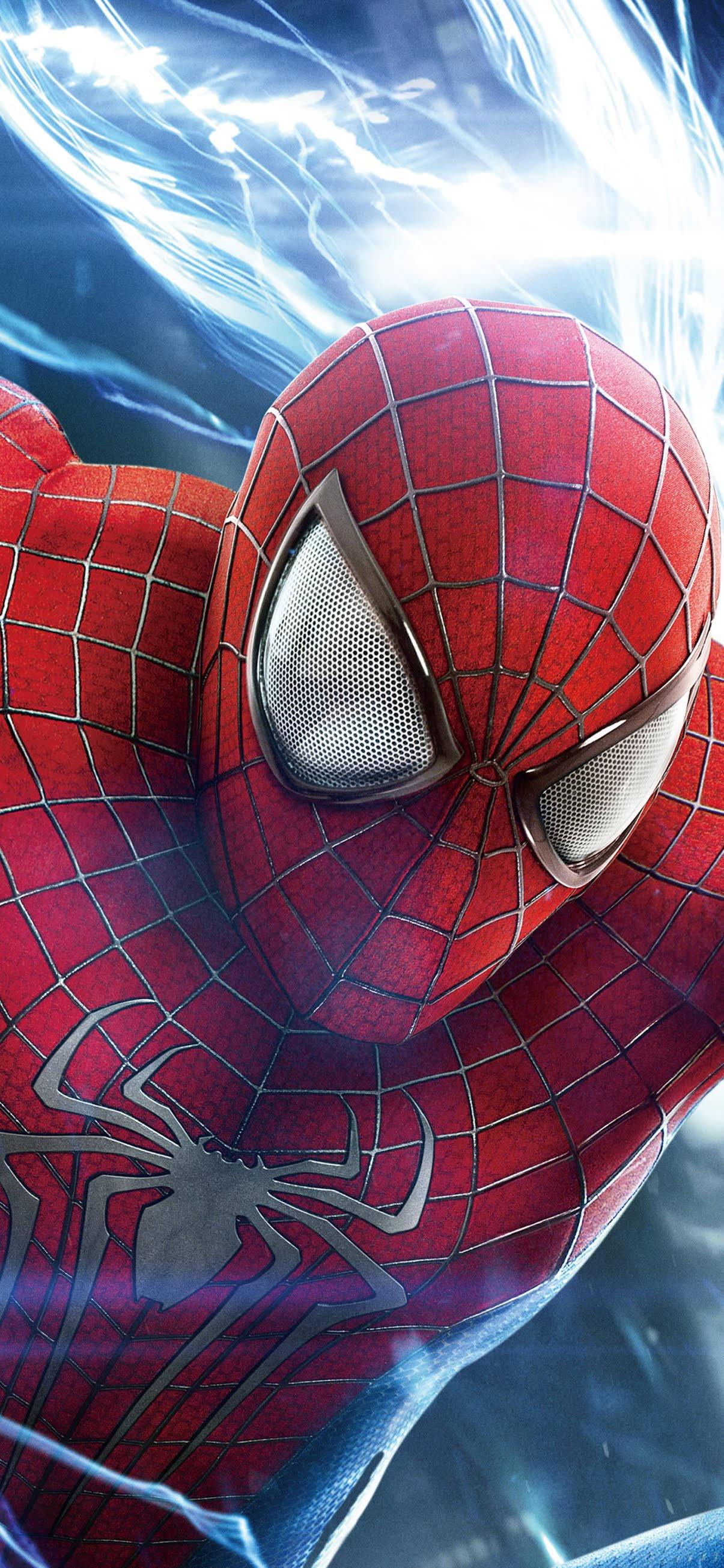 Spider Man Face Mobile — 1205x2610 wallpaper