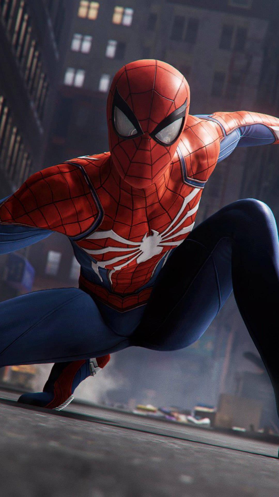 Spider Man In The City 4k — 1080x1920 wallpaper
