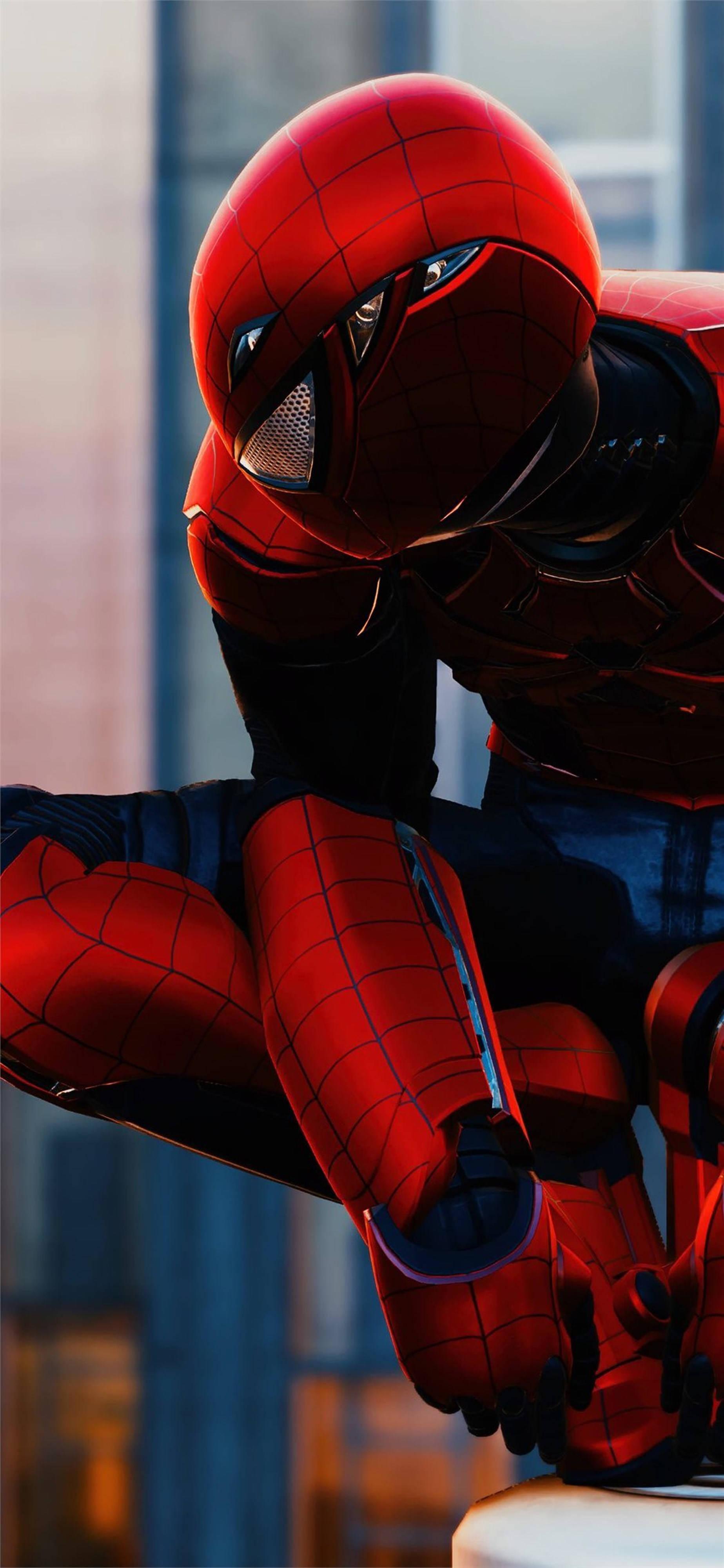 spider man into the spider - man world — 1847x4000 wallpaper