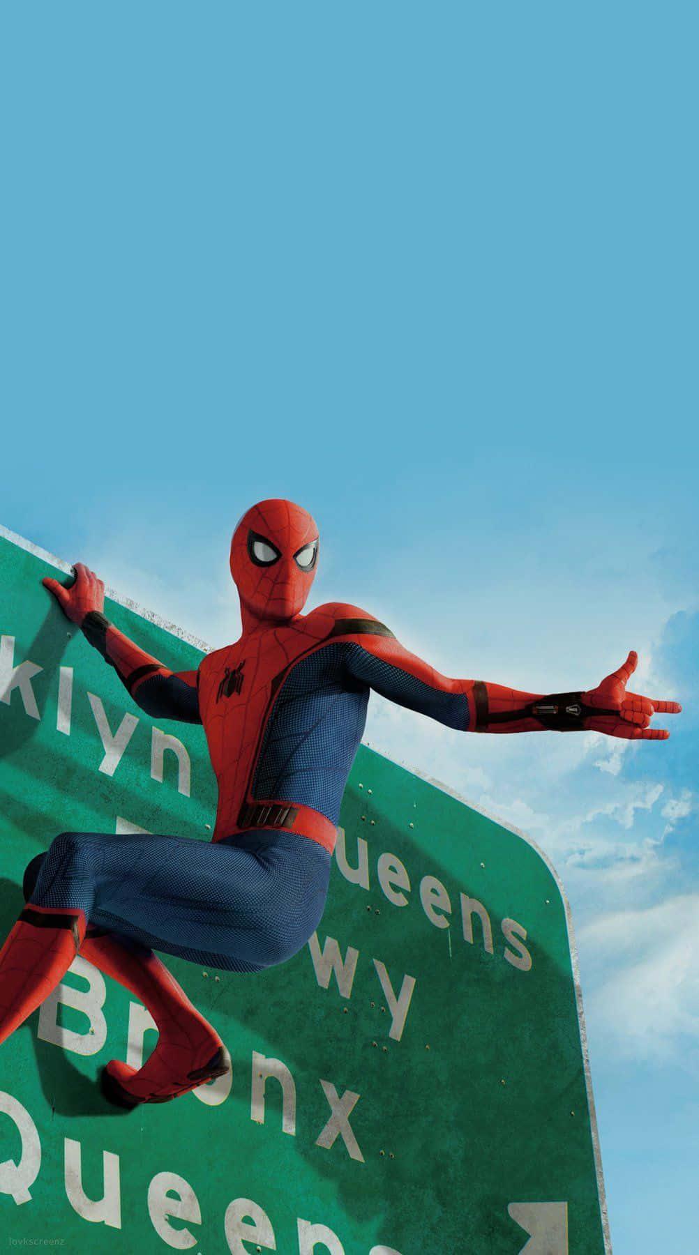 spider man into the spider world — 1002x1800 wallpaper