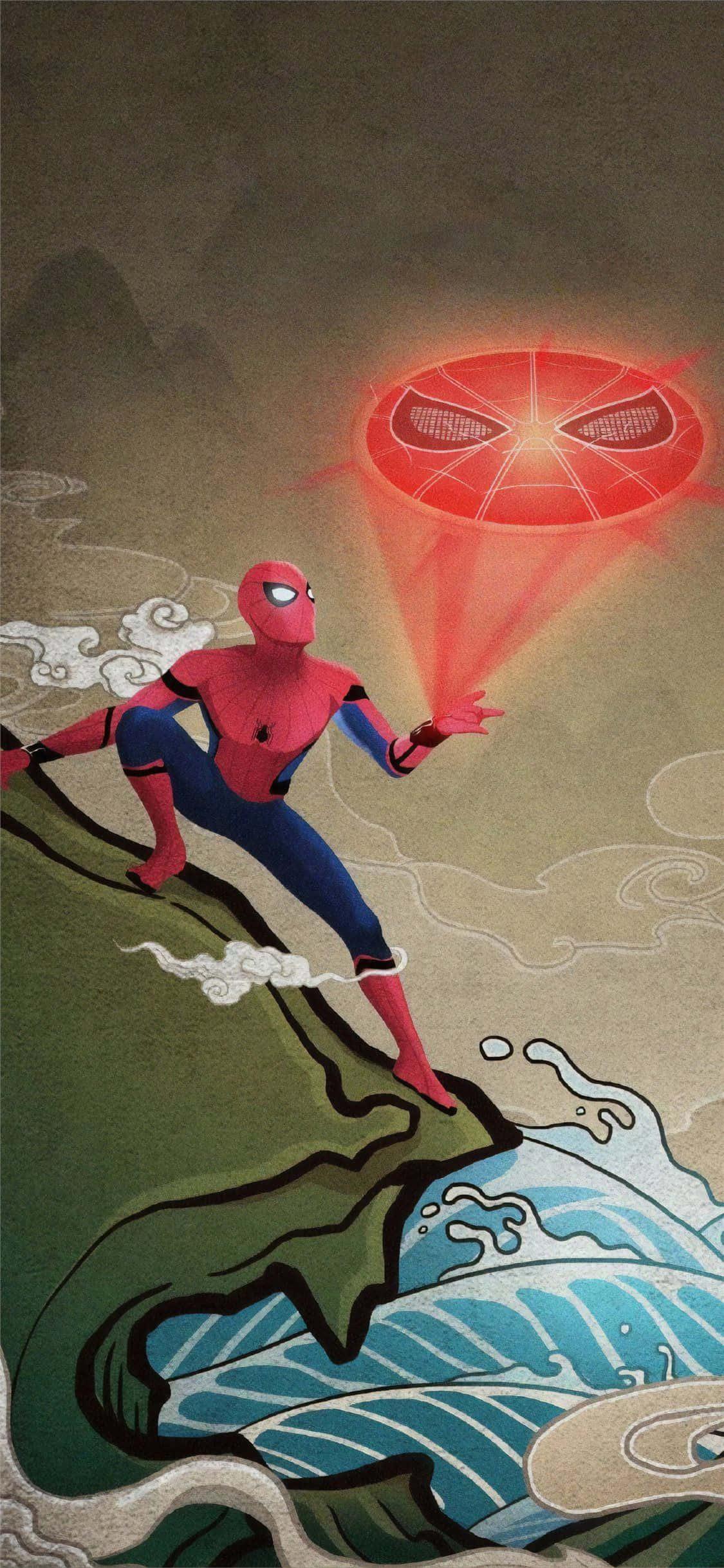 spider man into the spiderverse — 1125x2436 wallpaper