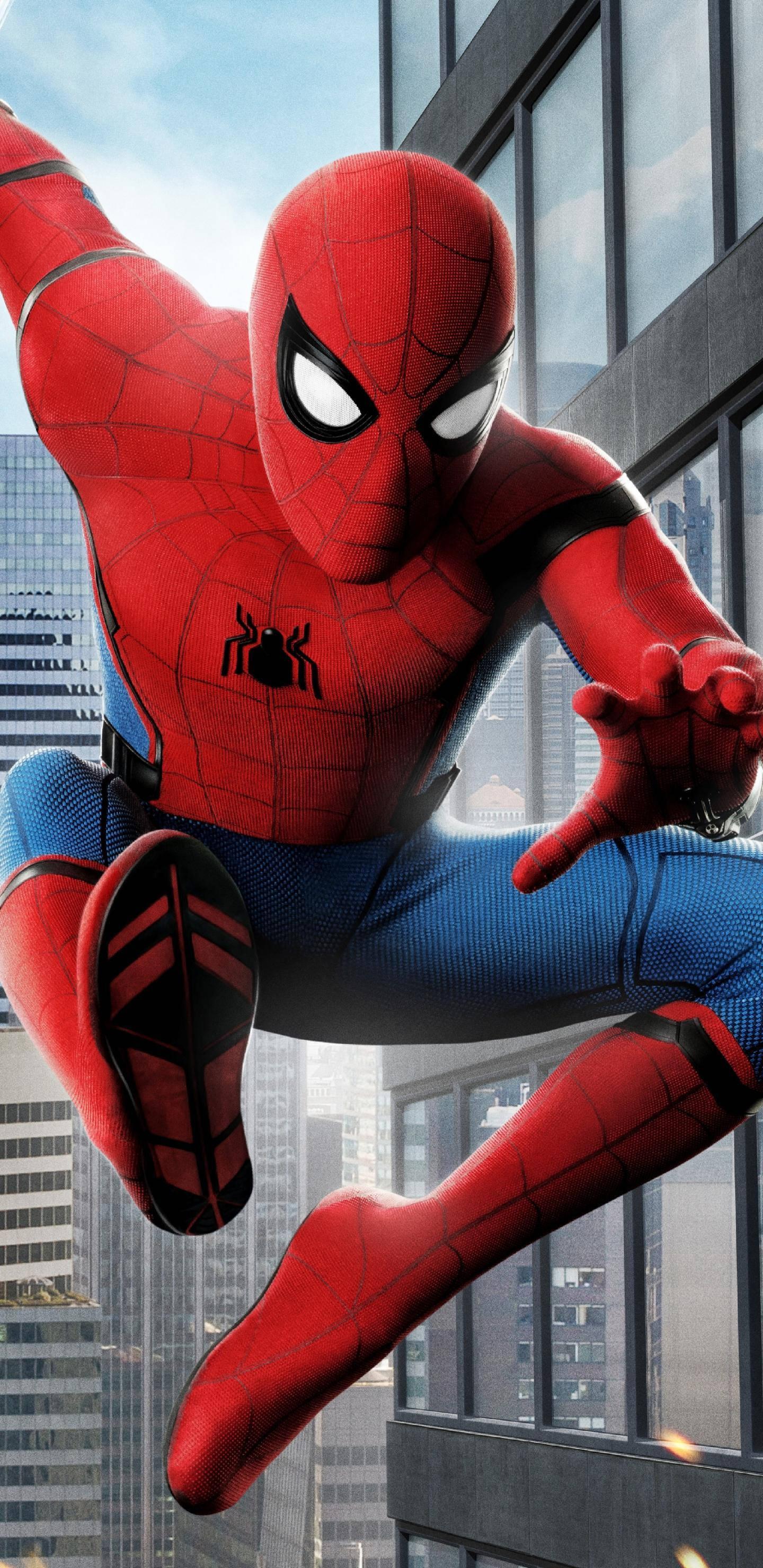 Spider Man Jump Mobile — 1440x2960 wallpaper