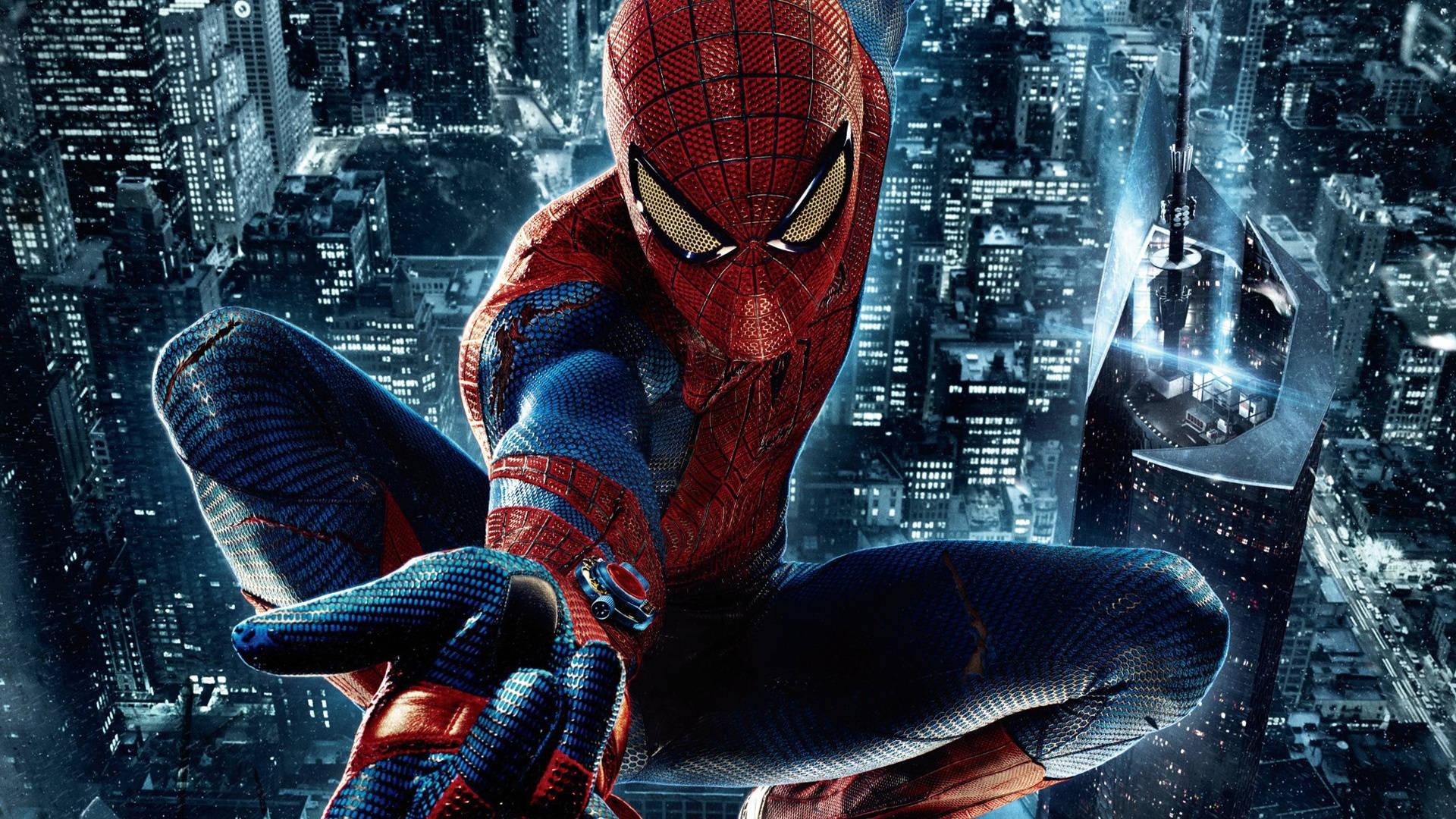 Spider Man Skyscrapers 4k — 1920x1080 wallpaper