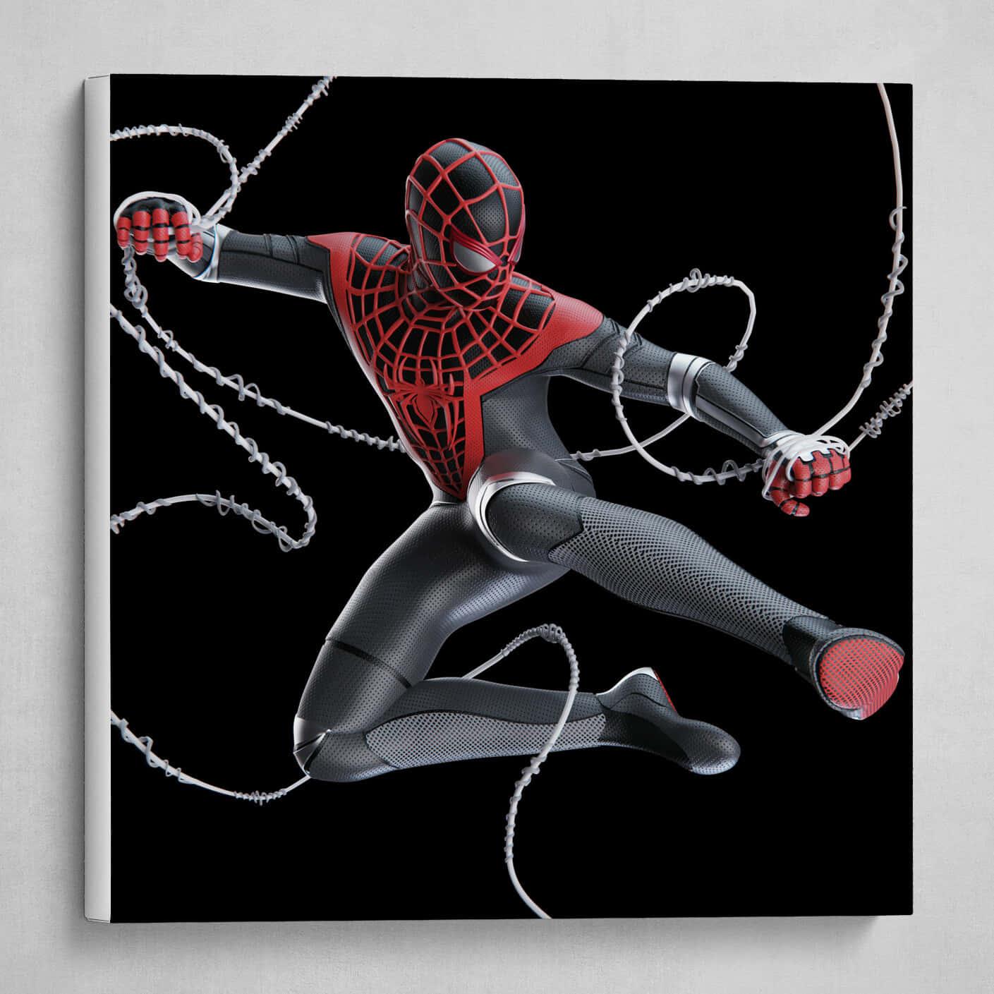 spider - man - the ultimate spider-man canvas print — 1409x1409 wallpaper