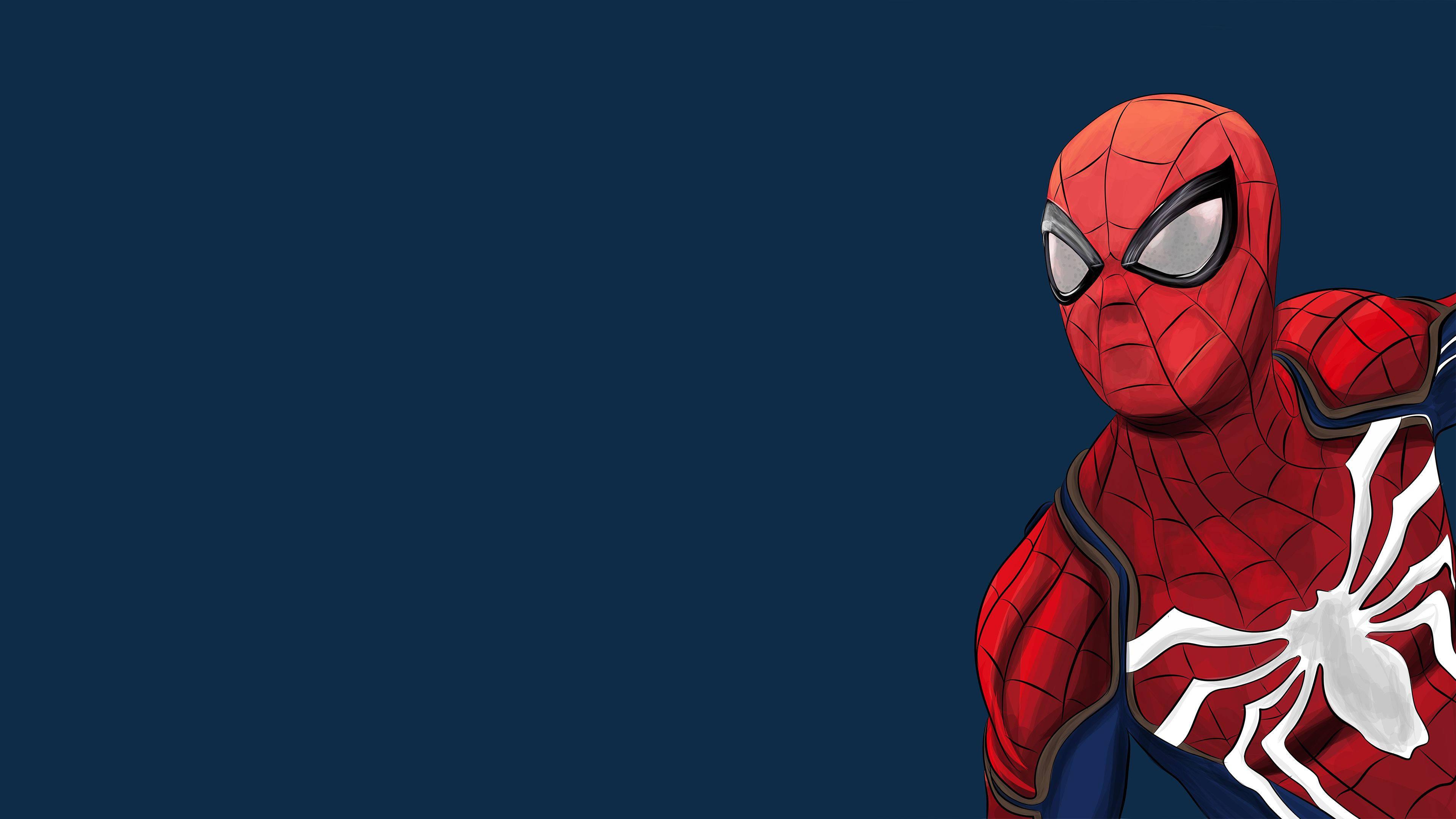 Spider Man Vector Art 4k — 3840x2160 wallpaper