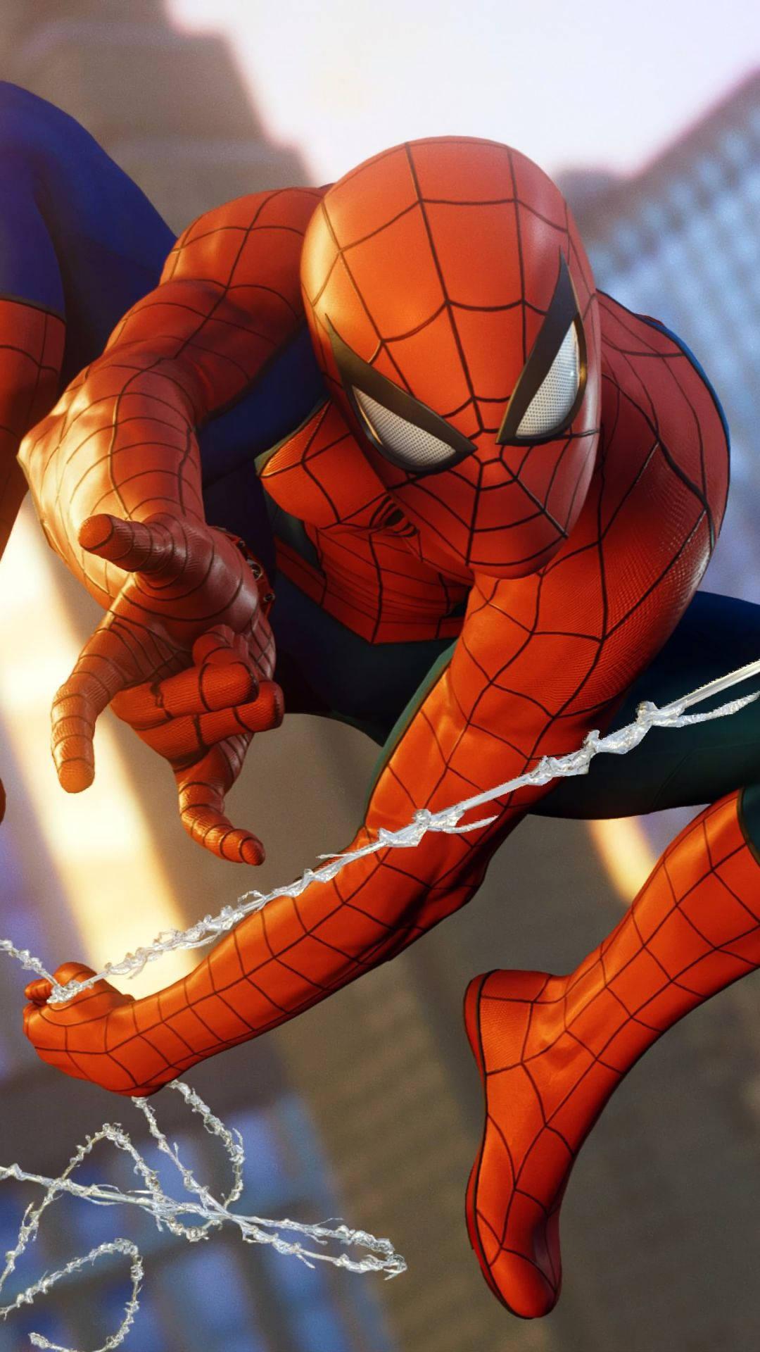 Spider Man Web Hand Mobile — 1080x1920 wallpaper