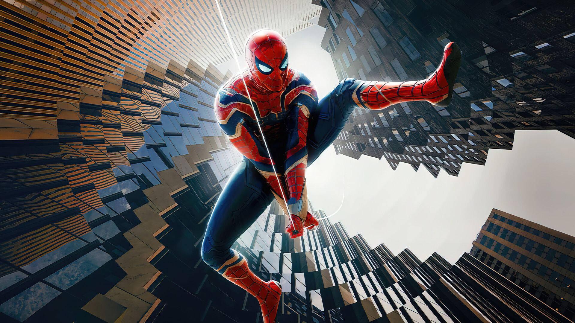 Spider Man With Integrated Suit — 1920x1080 wallpaper