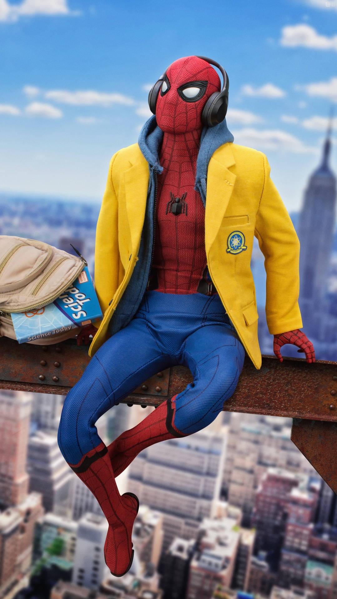 Spider Man Yellow Jacket Mobile — 1080x1920 wallpaper