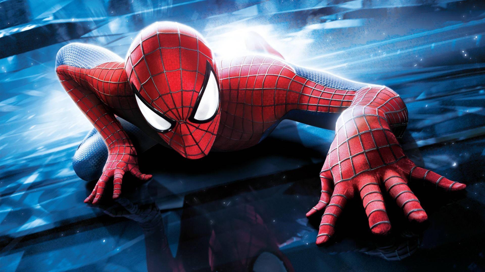 Spiderman making quick work of city scaling!