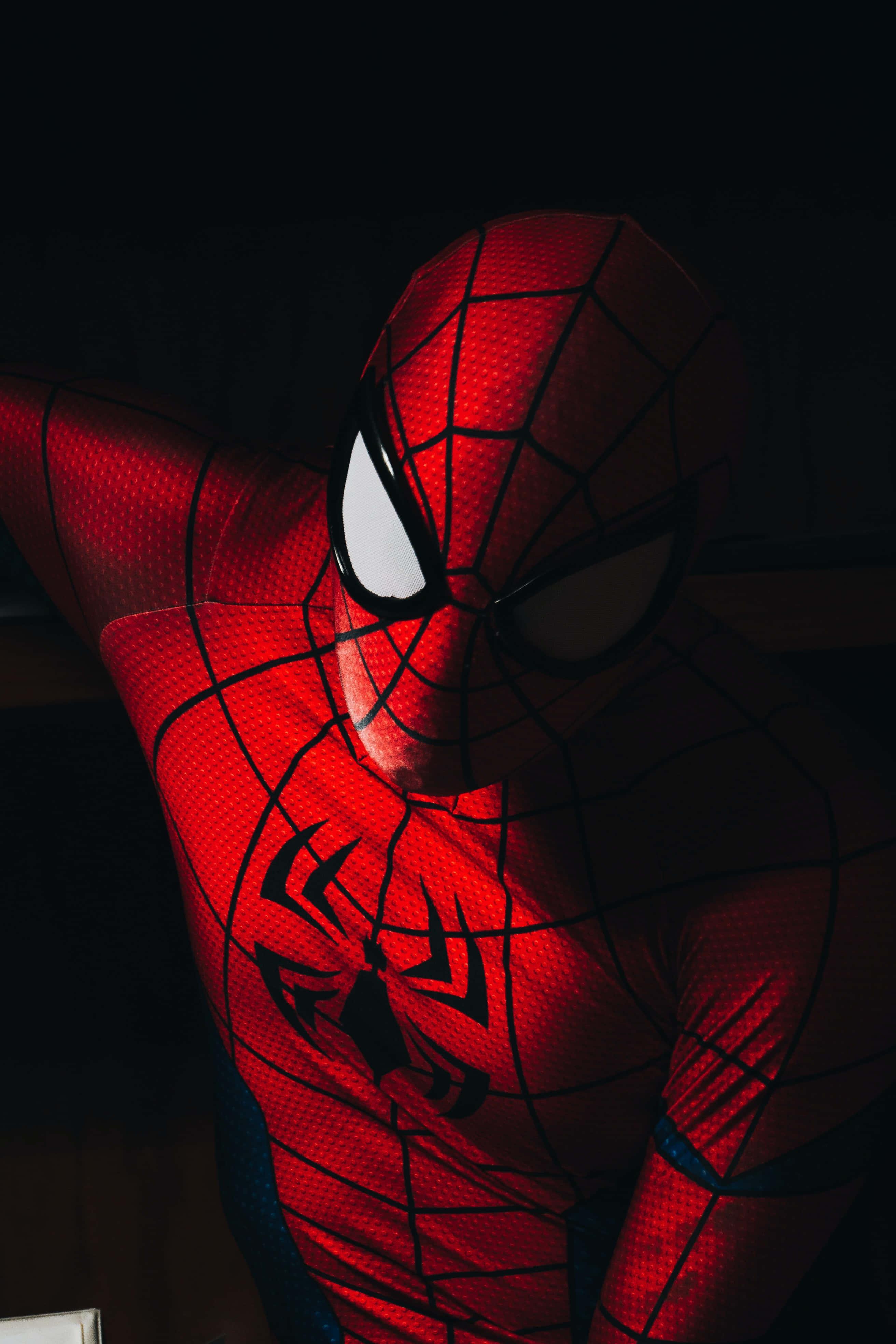 Spiderman Swinging Toward His Next Adventure