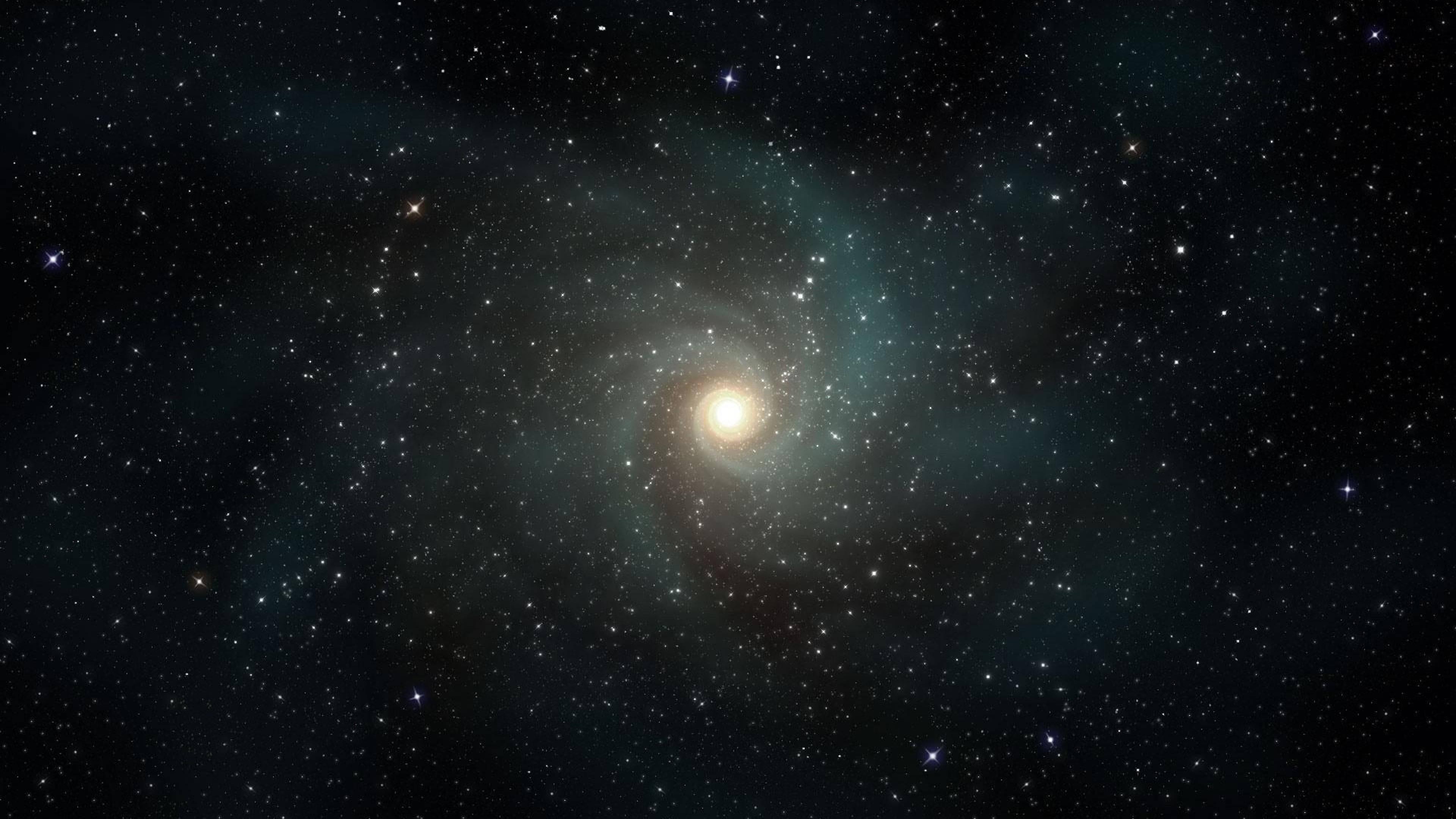 Spiral Galaxy In Universe — 3840x2160 wallpaper
