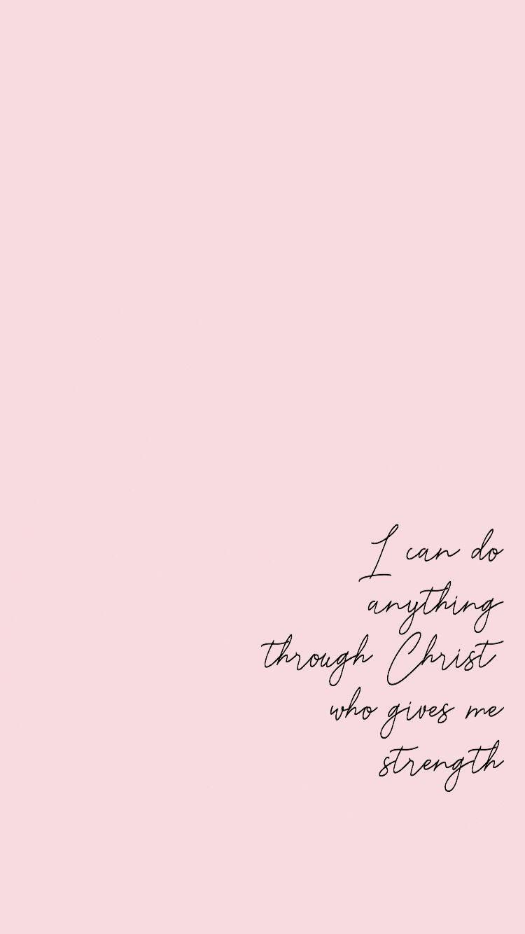 Spiritual Inspiration from Christian Quote — 750x1334 wallpaper