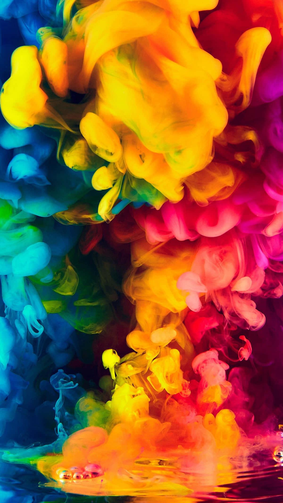 Splashing Paint Colorful 4k Phone — 1200x2133 wallpaper