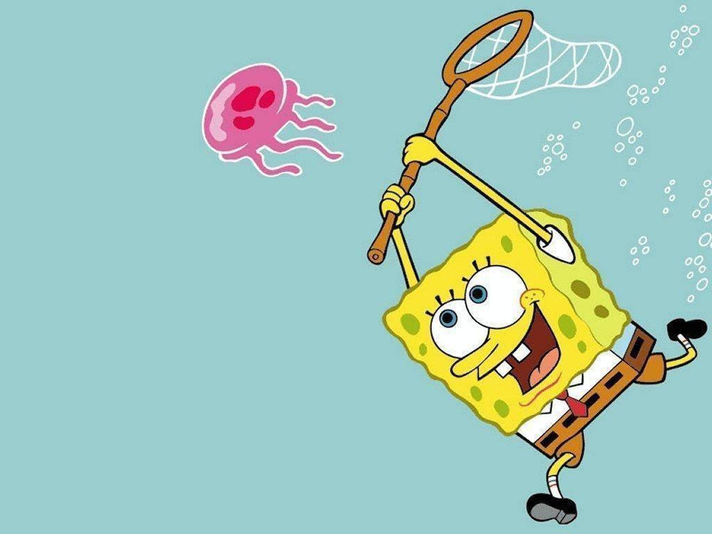 “SpongeBob Brings Joy to All Ages" — 1024x768 wallpaper
