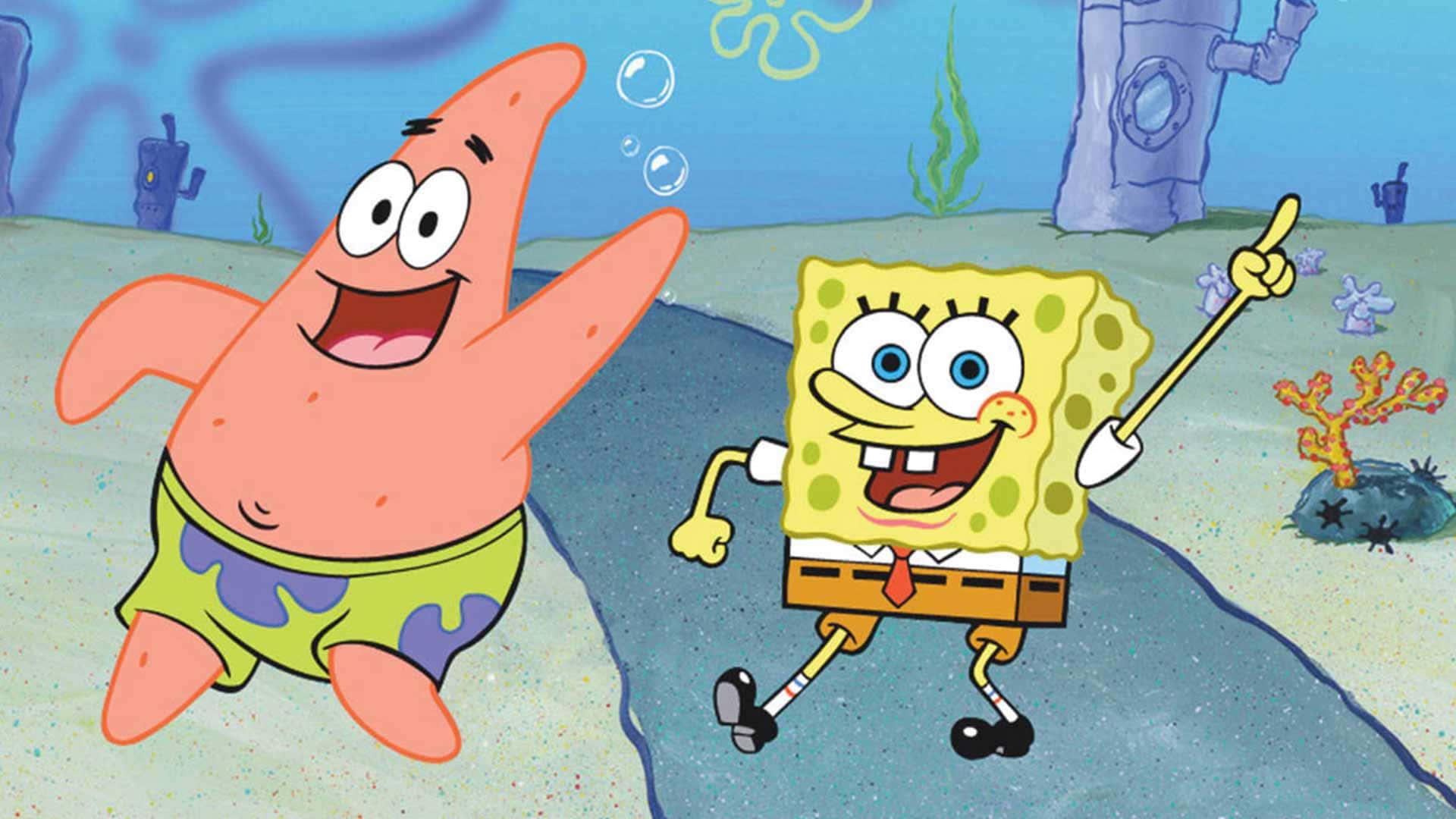 SpongeBob SquarePants Dancing Picture — 1920x1080 wallpaper