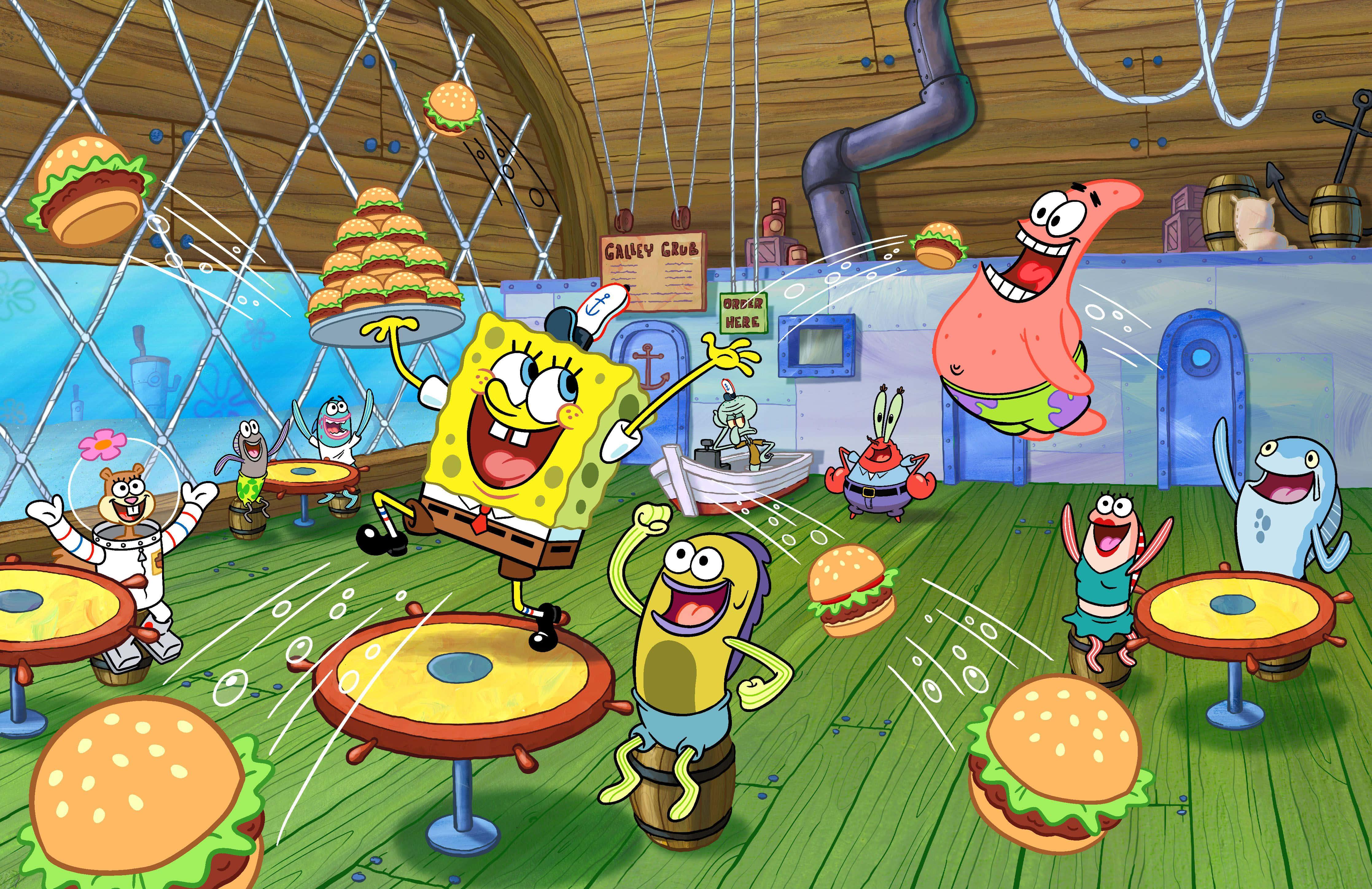 SpongeBob SquarePants Krabby Patties Picture — 4469x2898 wallpaper