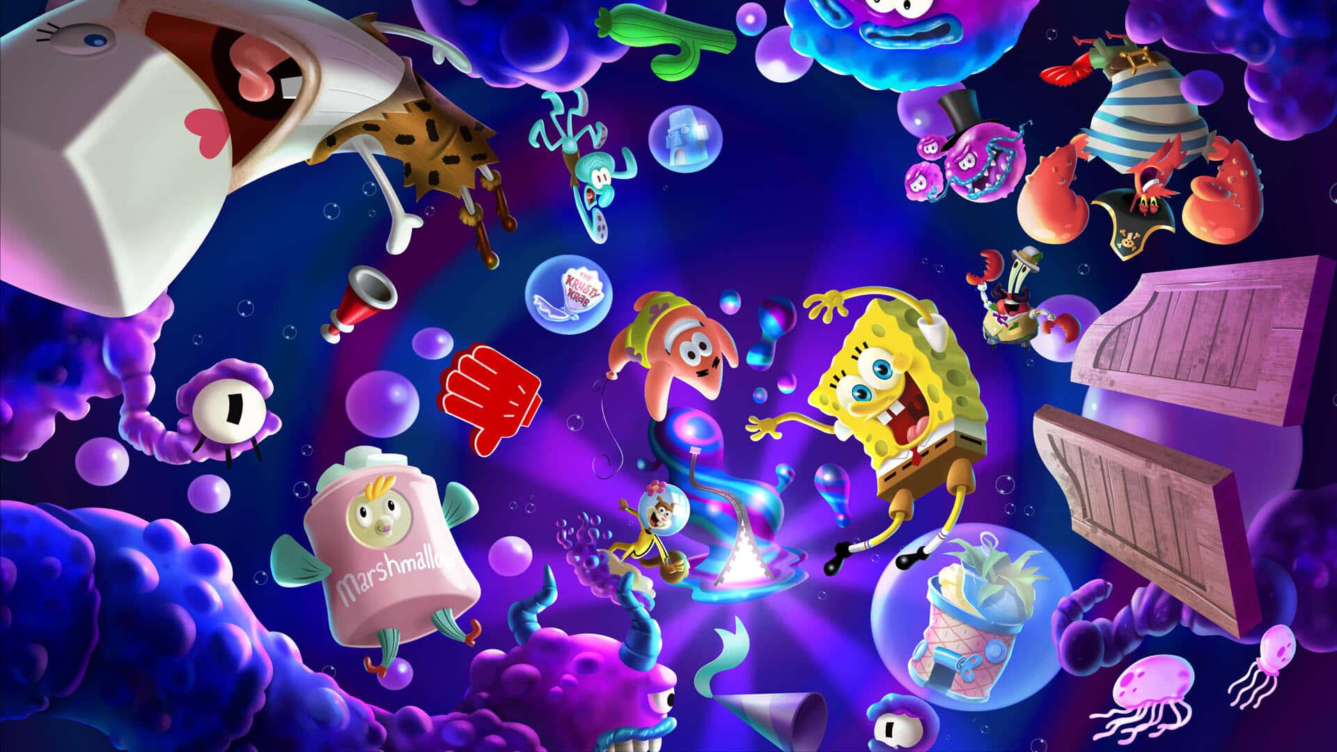 SpongeBob Squarepants: The Cosmic Shake Picture — 1920x1080 wallpaper