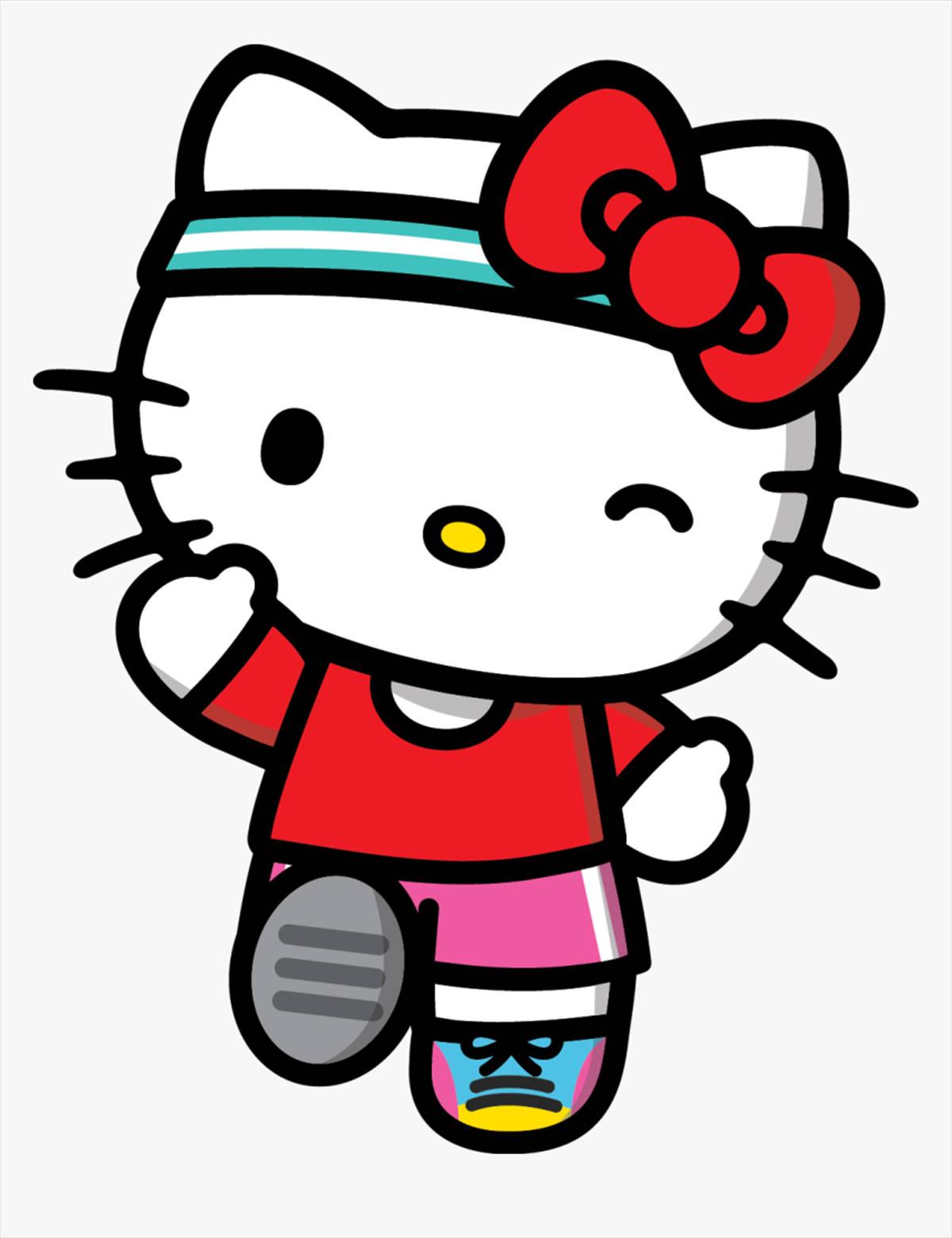 Sporty Cartoon Hello Kitty PFP — 1200x1560 wallpaper